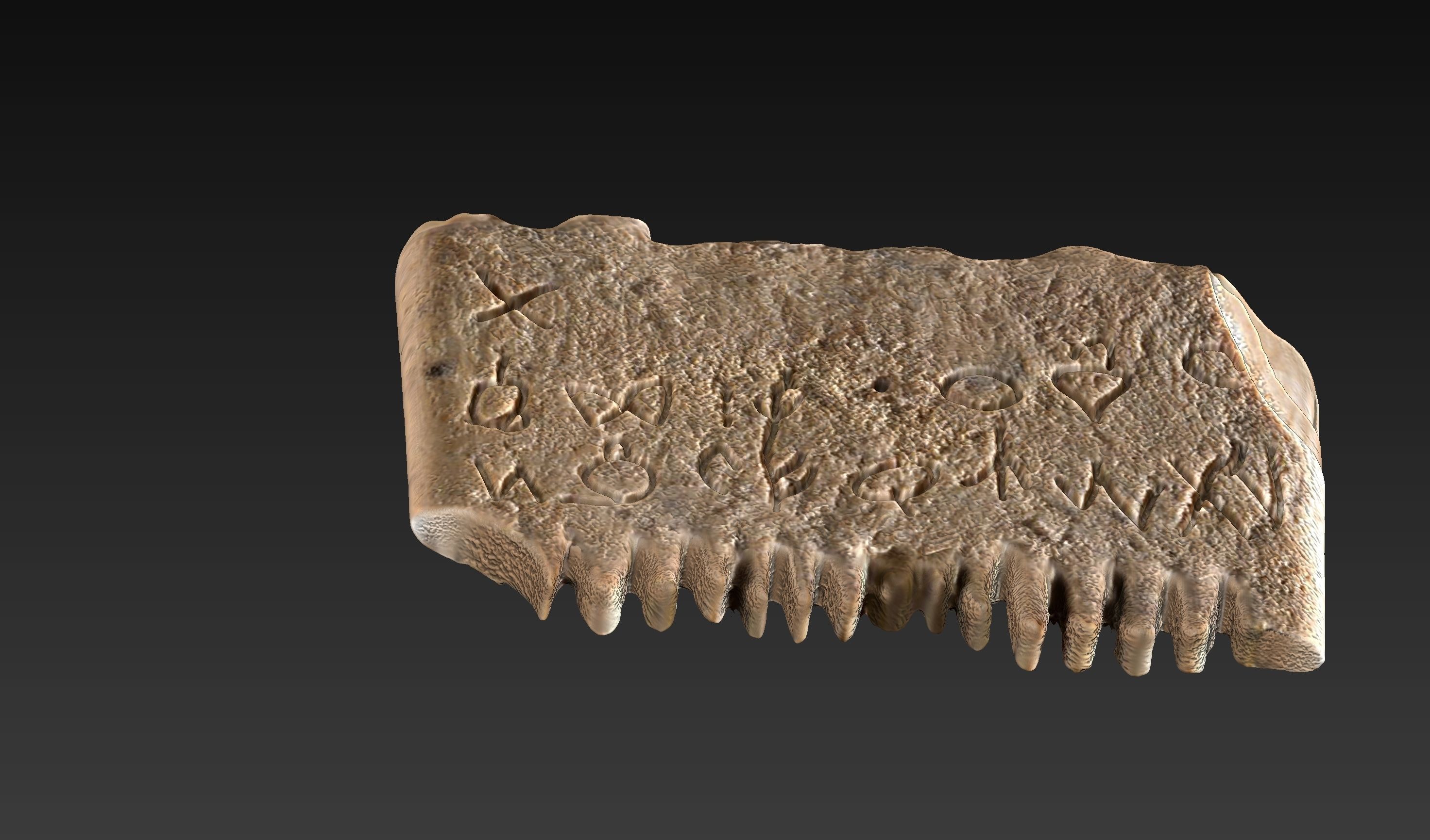 CANAANITE COMB 3D print model_9