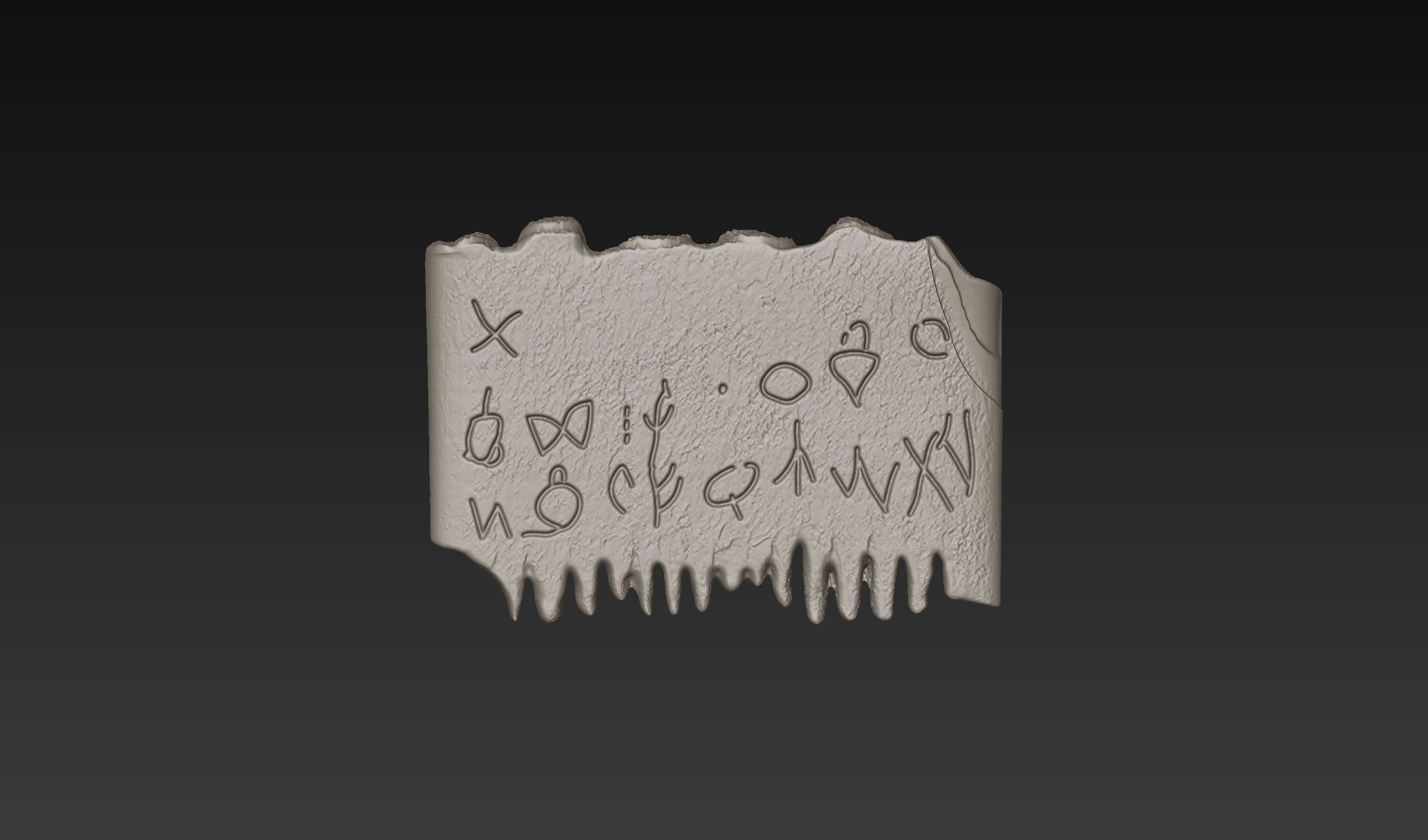 CANAANITE COMB 3D print model_8