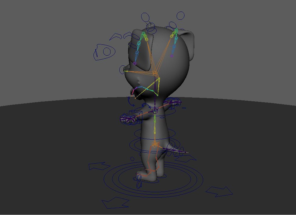 Puppy Low-poly 3D model_14