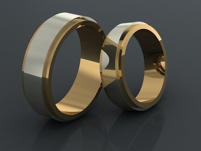 Wedding ring Free 3D print model
