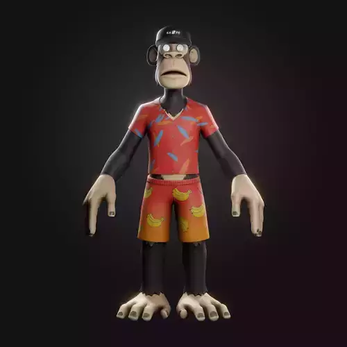 APE NFT CHARACTER 3D model