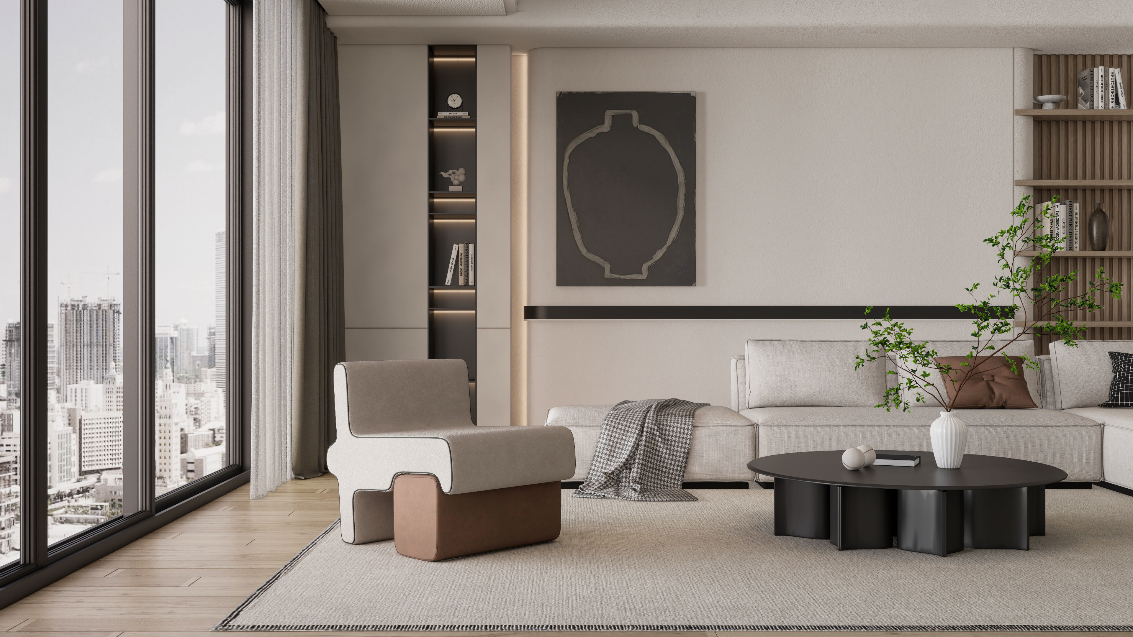 Living room 42 3D model_3