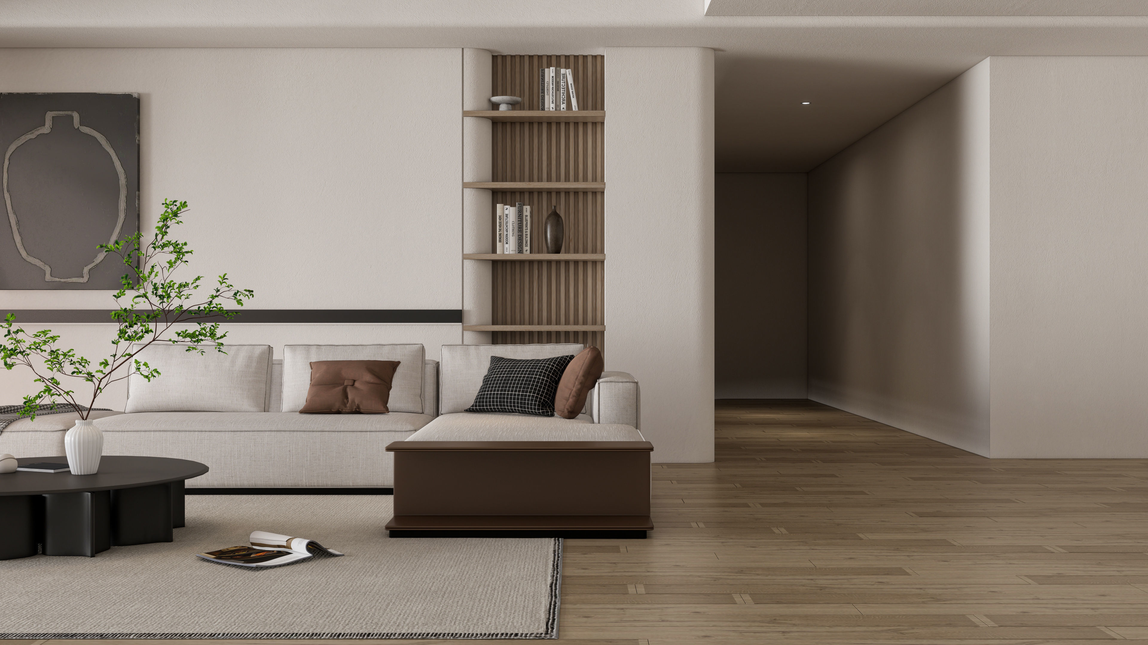Living room 42 3D model_2