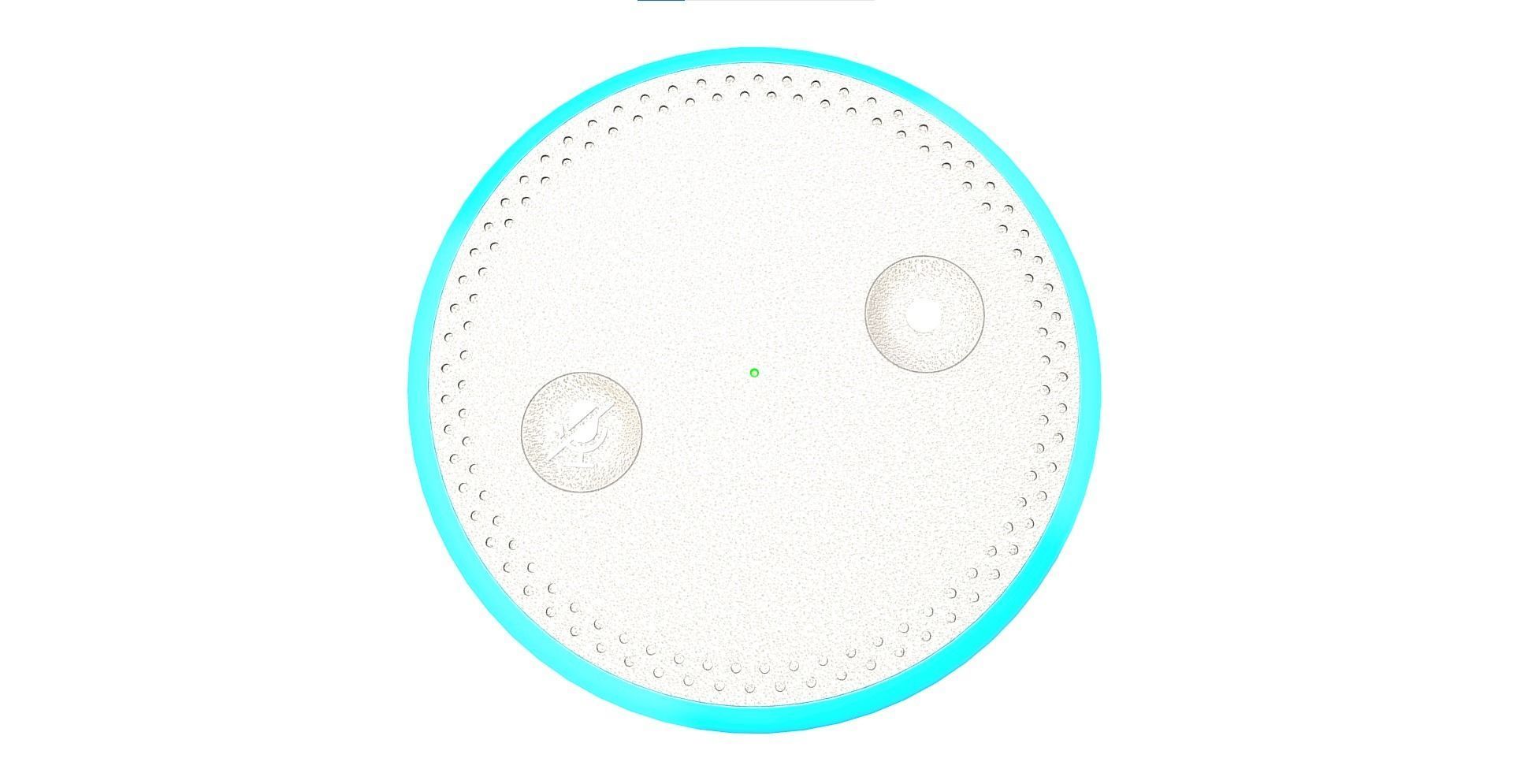 Amazon Echo Low-poly 3D model_9