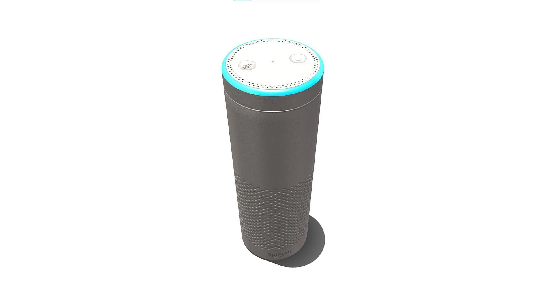 Amazon Echo Low-poly 3D model_1