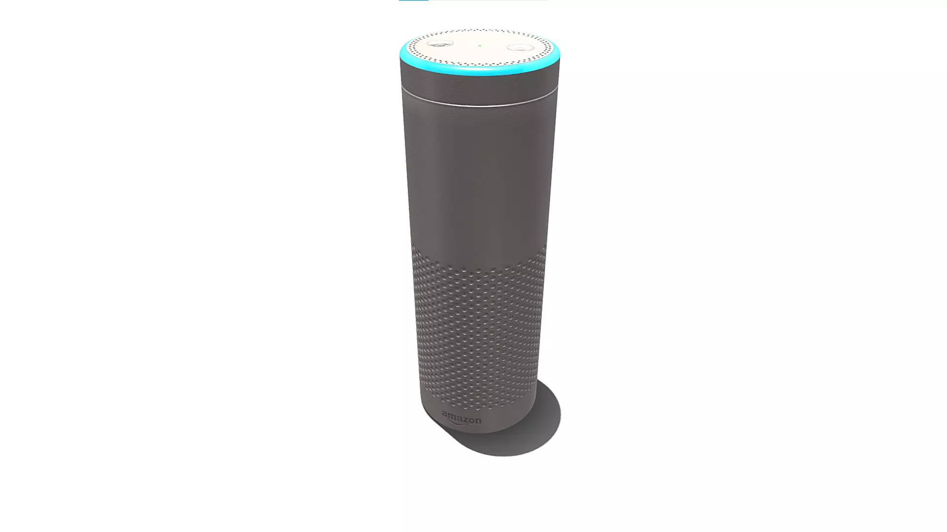Amazon Echo Low-poly 3D model_0