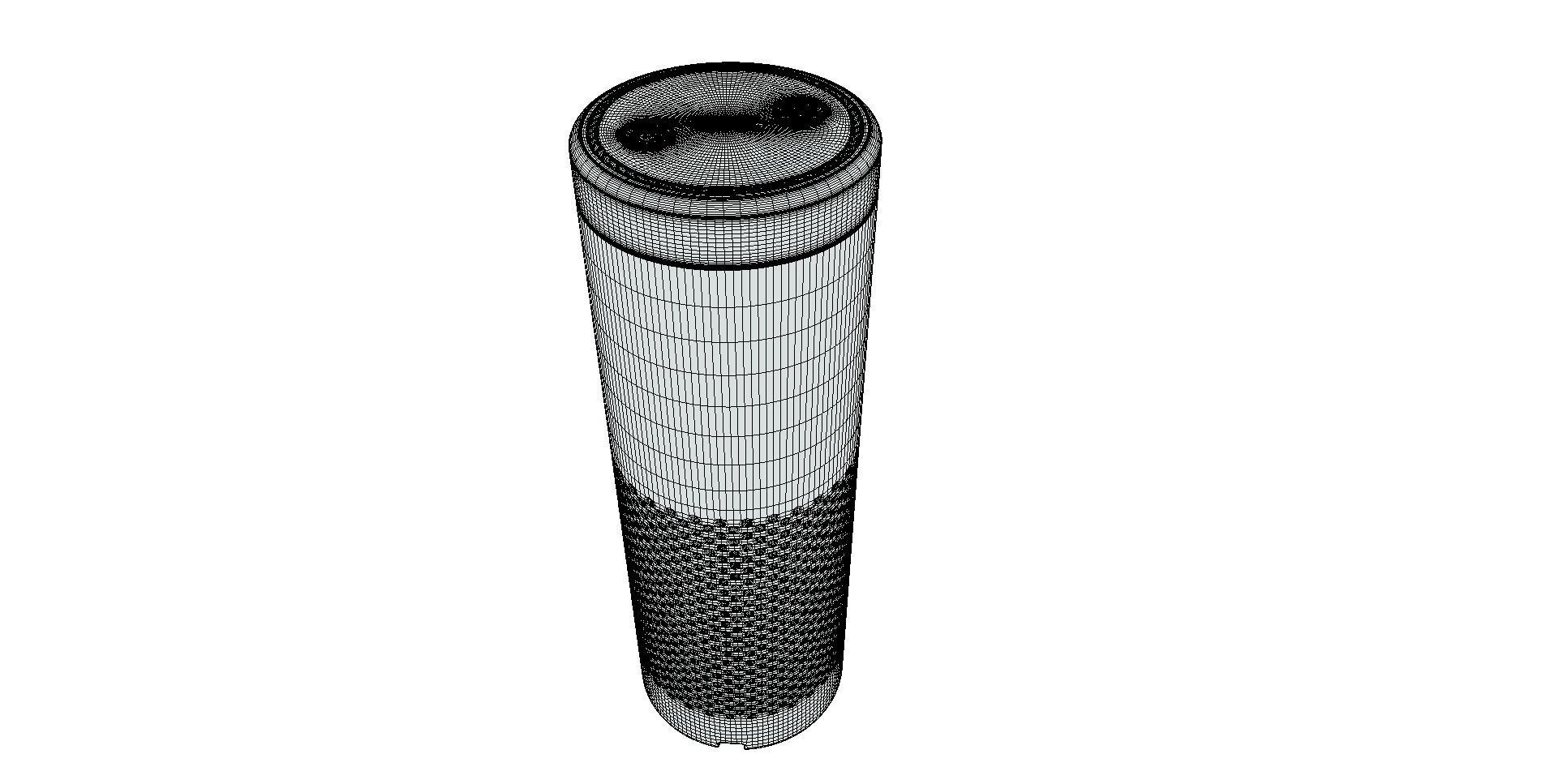 Amazon Echo Low-poly 3D model_8