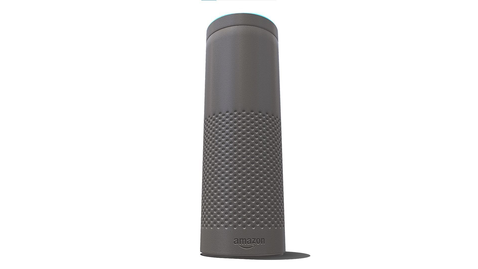 Amazon Echo Low-poly 3D model_2
