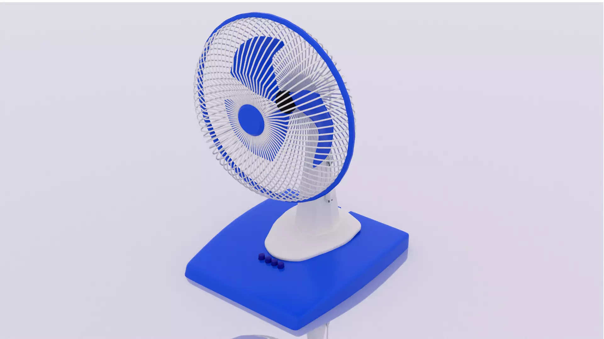 Table fan Free 3D model