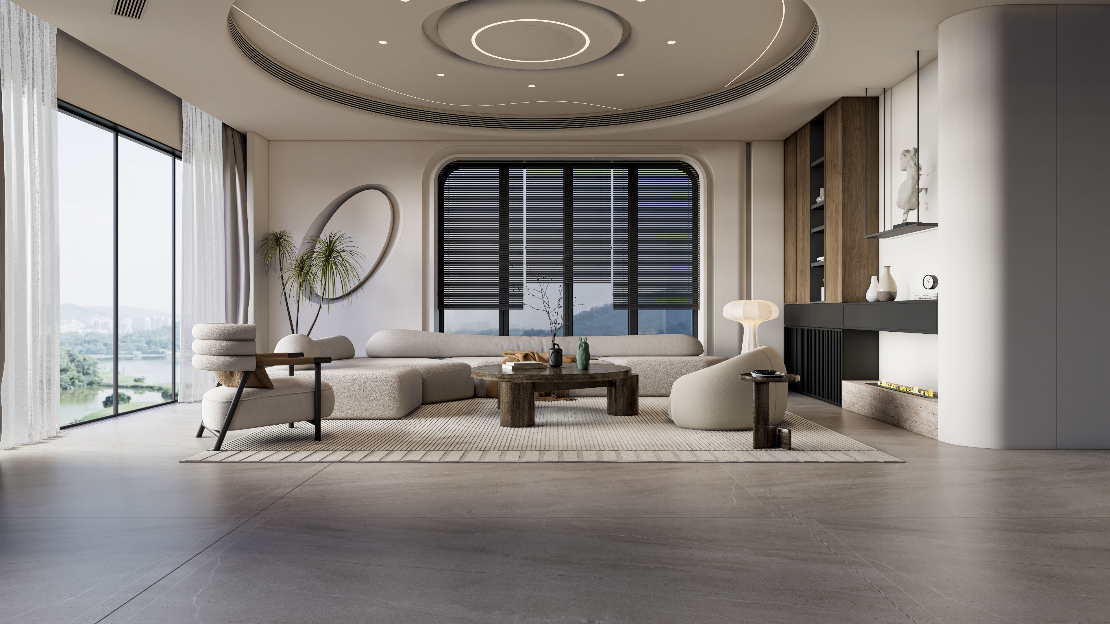 Living room 43 3D model_1