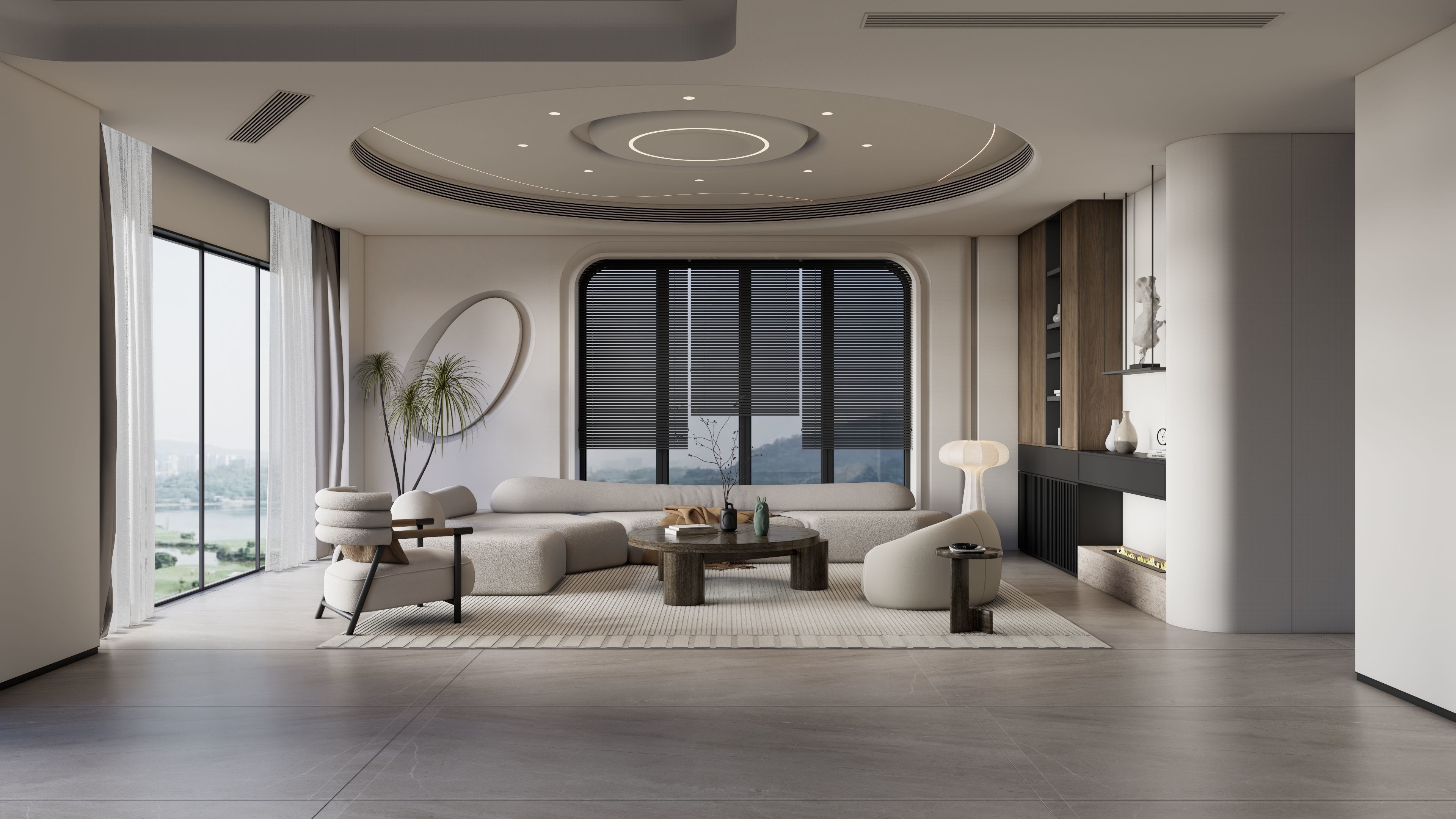 Living room 43 3D model_9