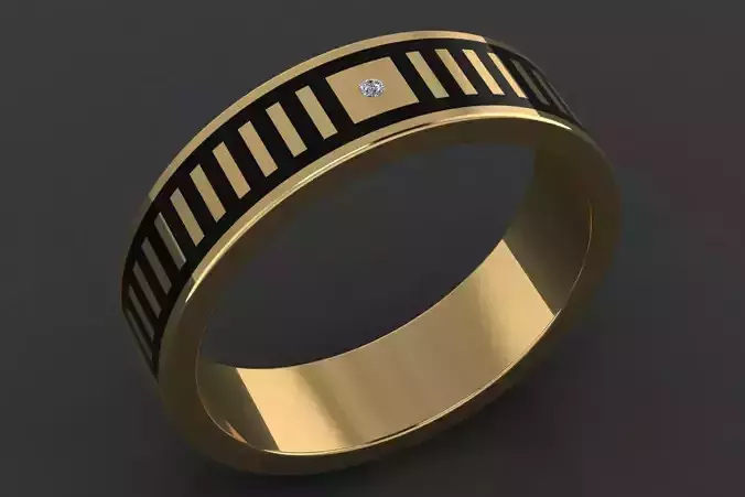 Glamira men ring 3D print model