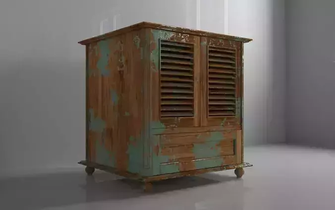 Wood Cabinet