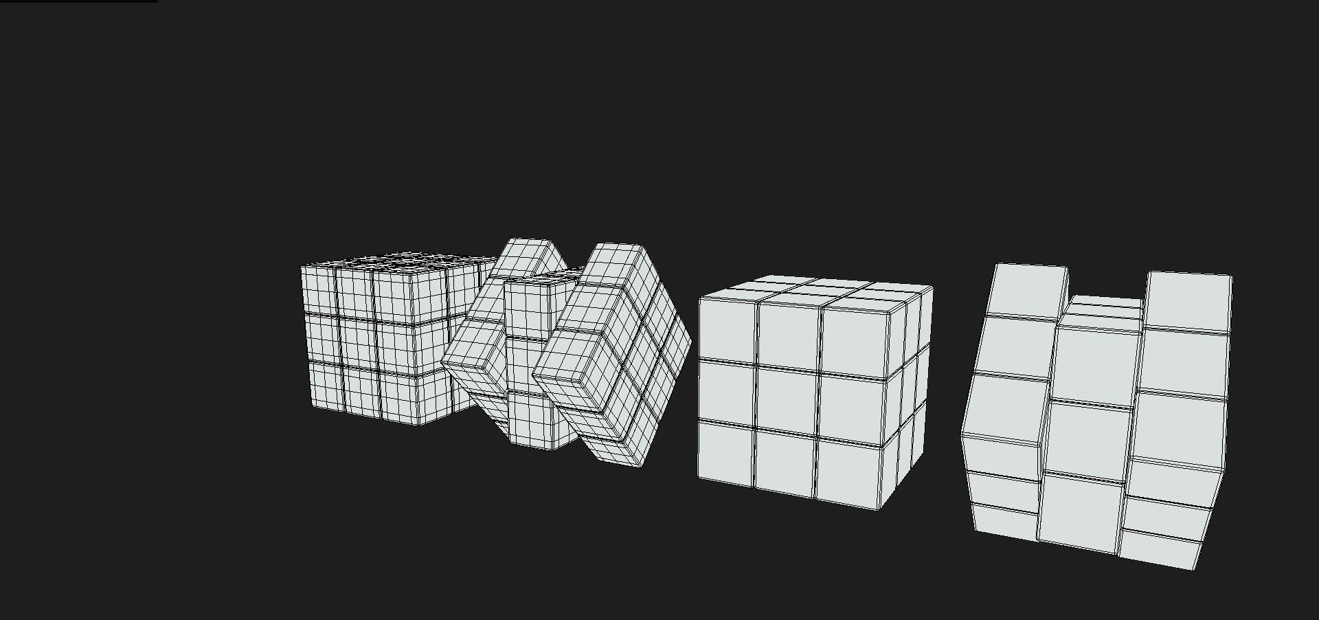 Rubik s Cube Low-poly 3D model_11