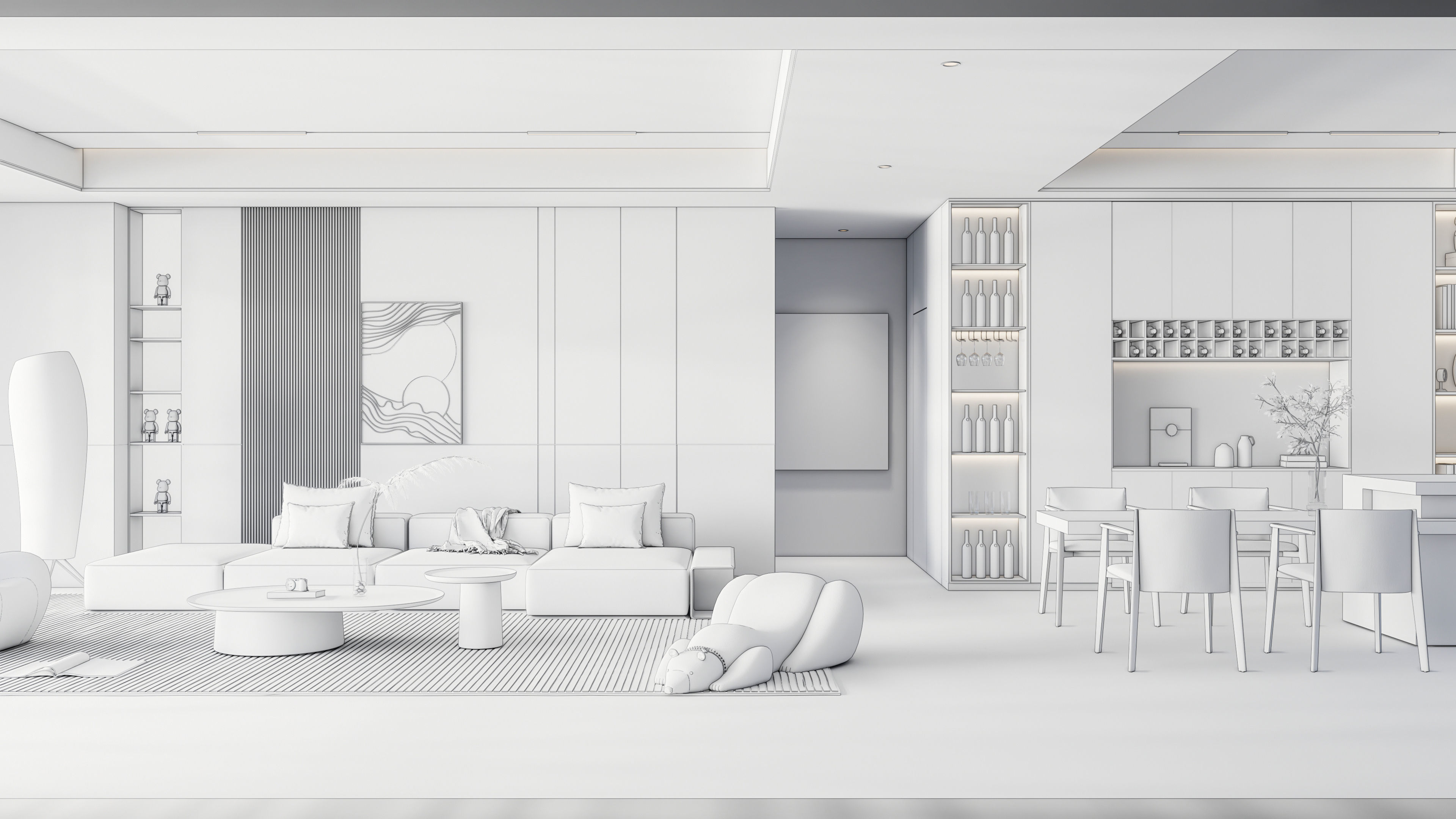 Living room 45 3D model_19