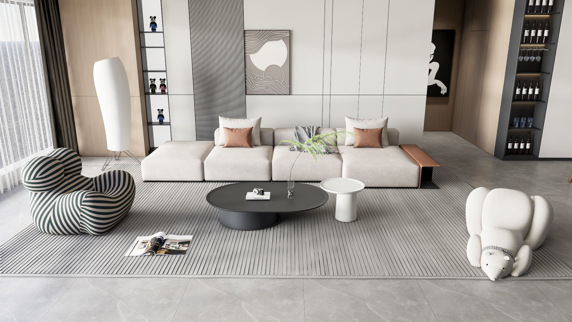 Living room 45 3D model_17