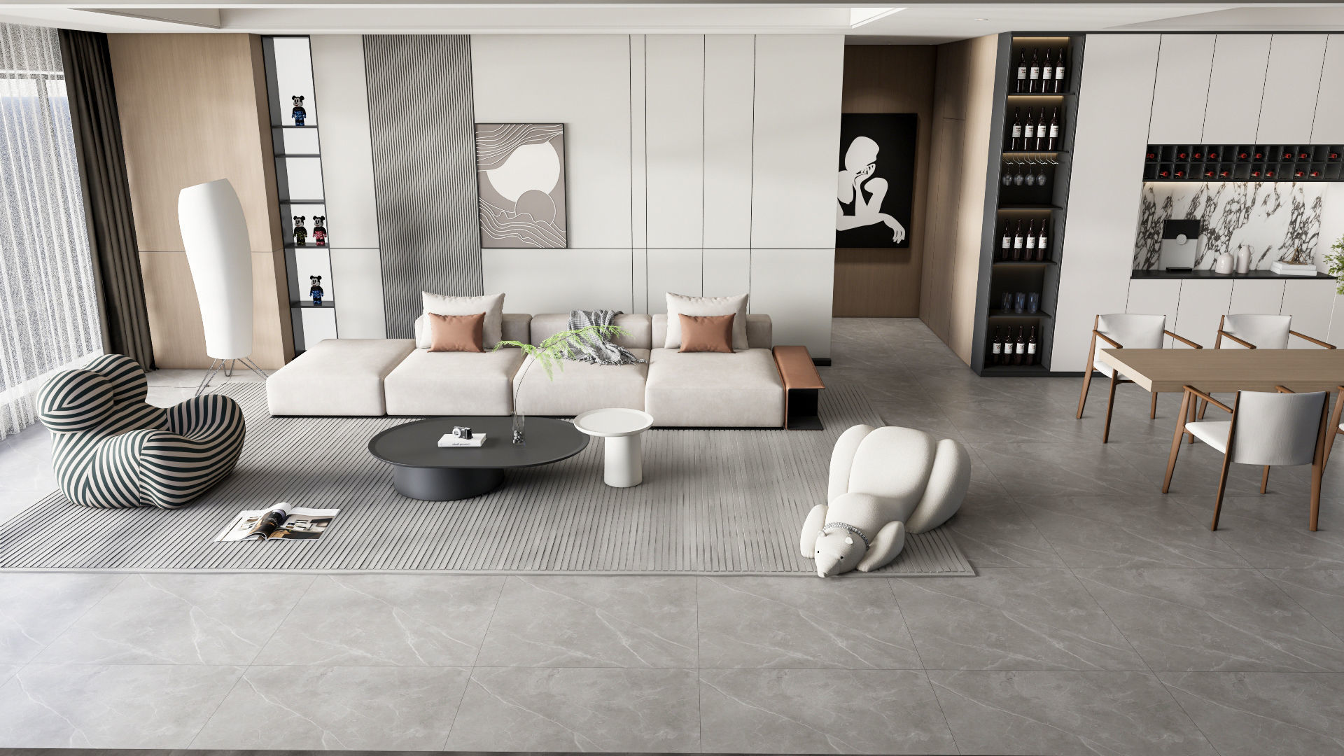 Living room 45 3D model_11