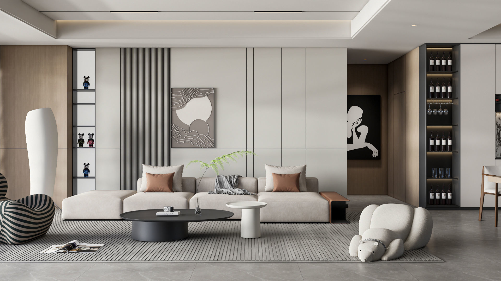 Living room 45 3D model_5