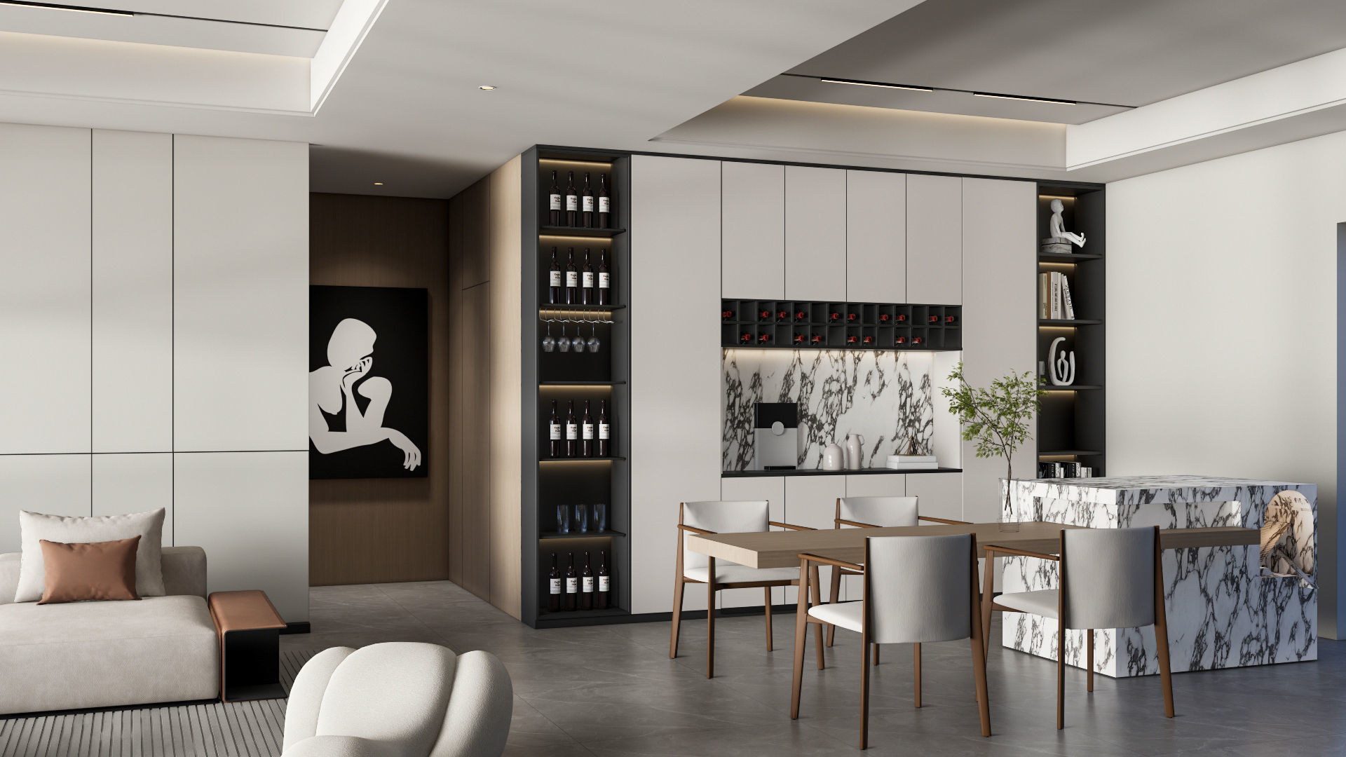 Living room 45 3D model_12