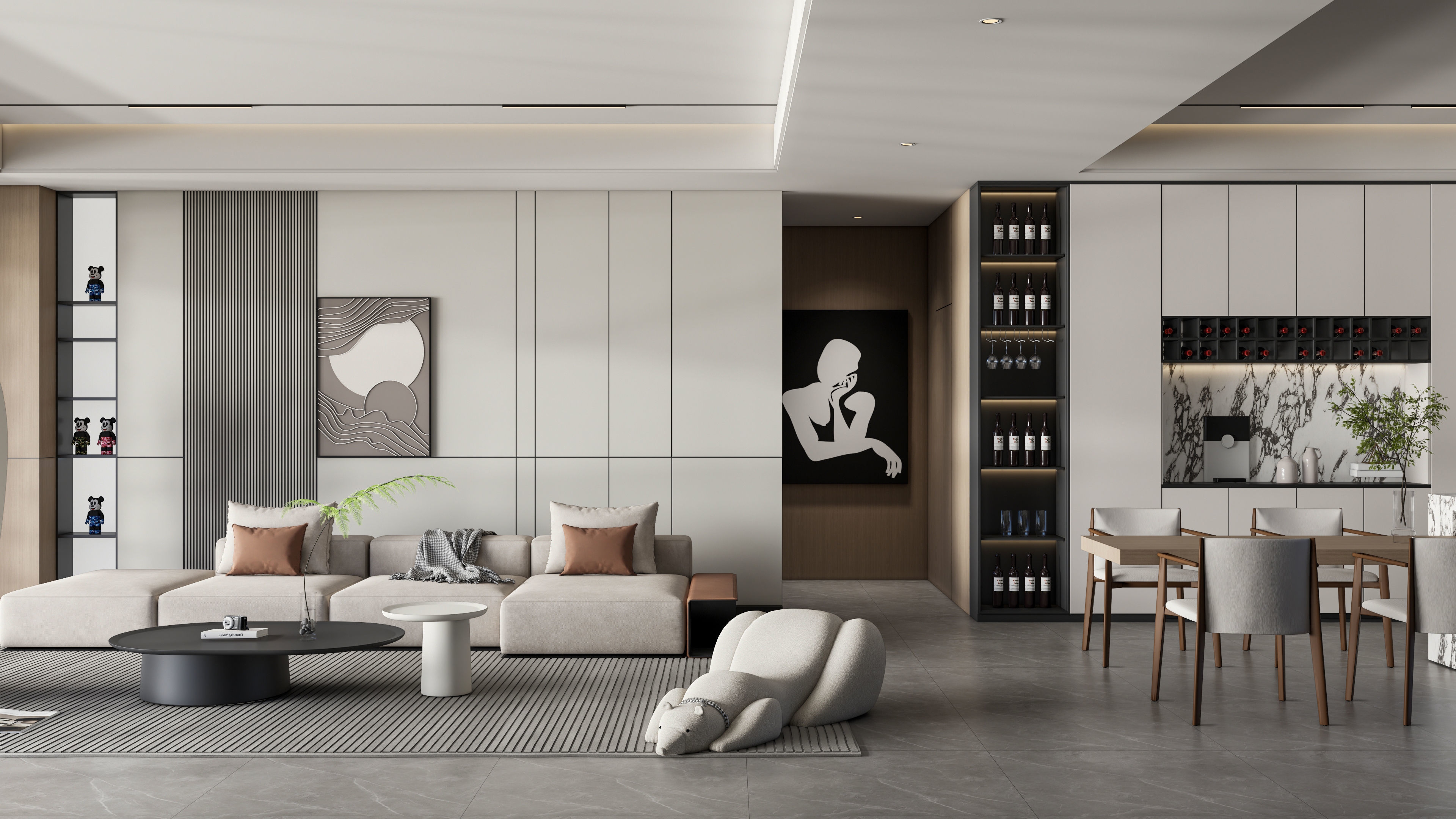 Living room 45 3D model_8