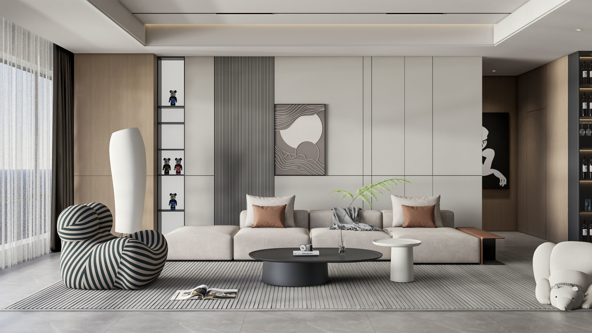 Living room 45 3D model_6