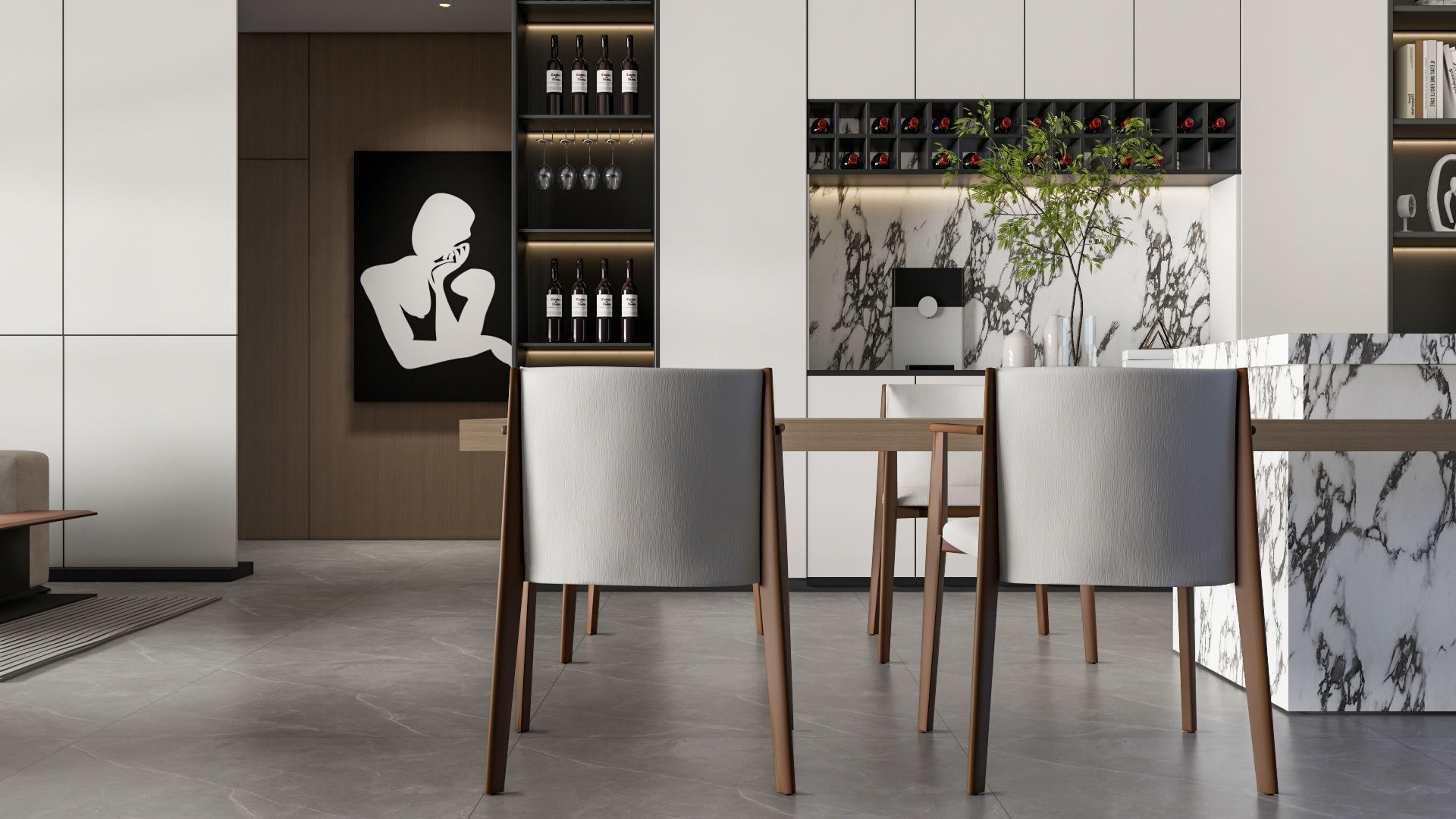 Living room 45 3D model_3