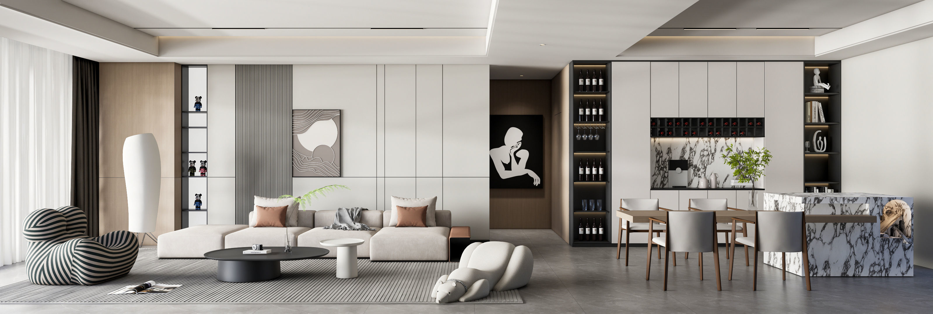 Living room 45 3D model_7