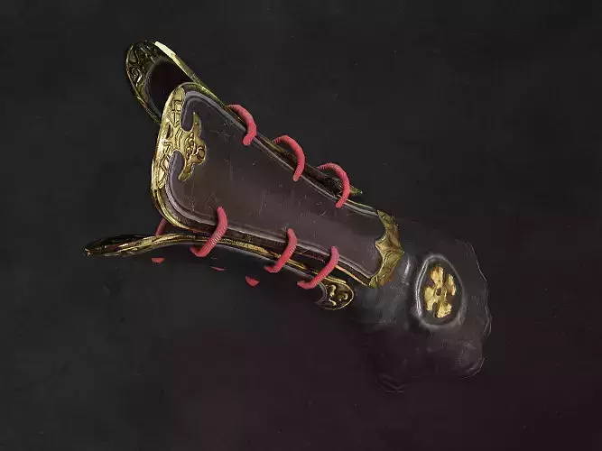 Arm Samurai Realistic Lowpoly