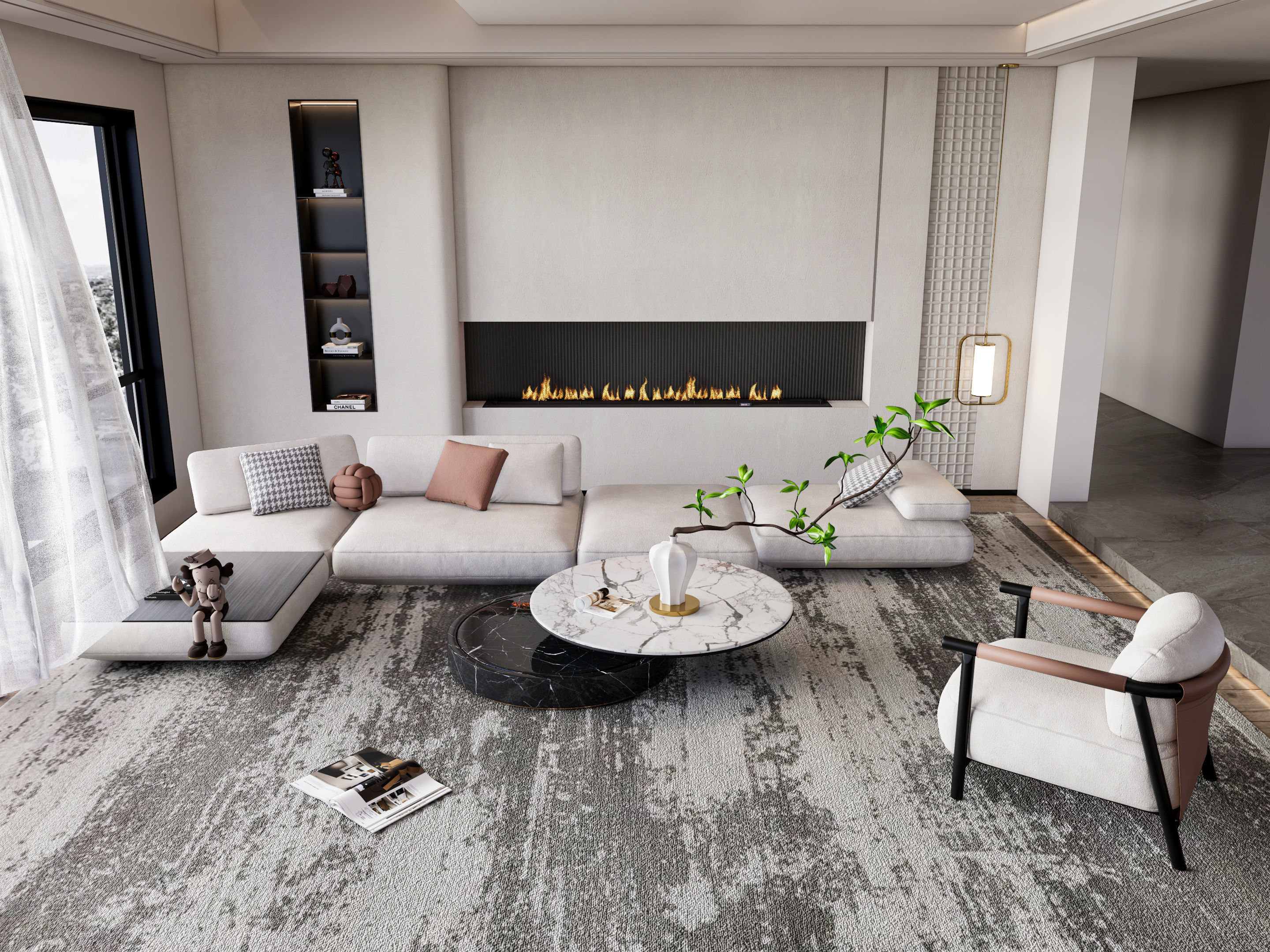 Living room 50 3D model_13