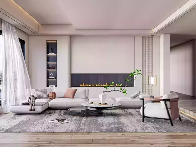Living room 50 3D model