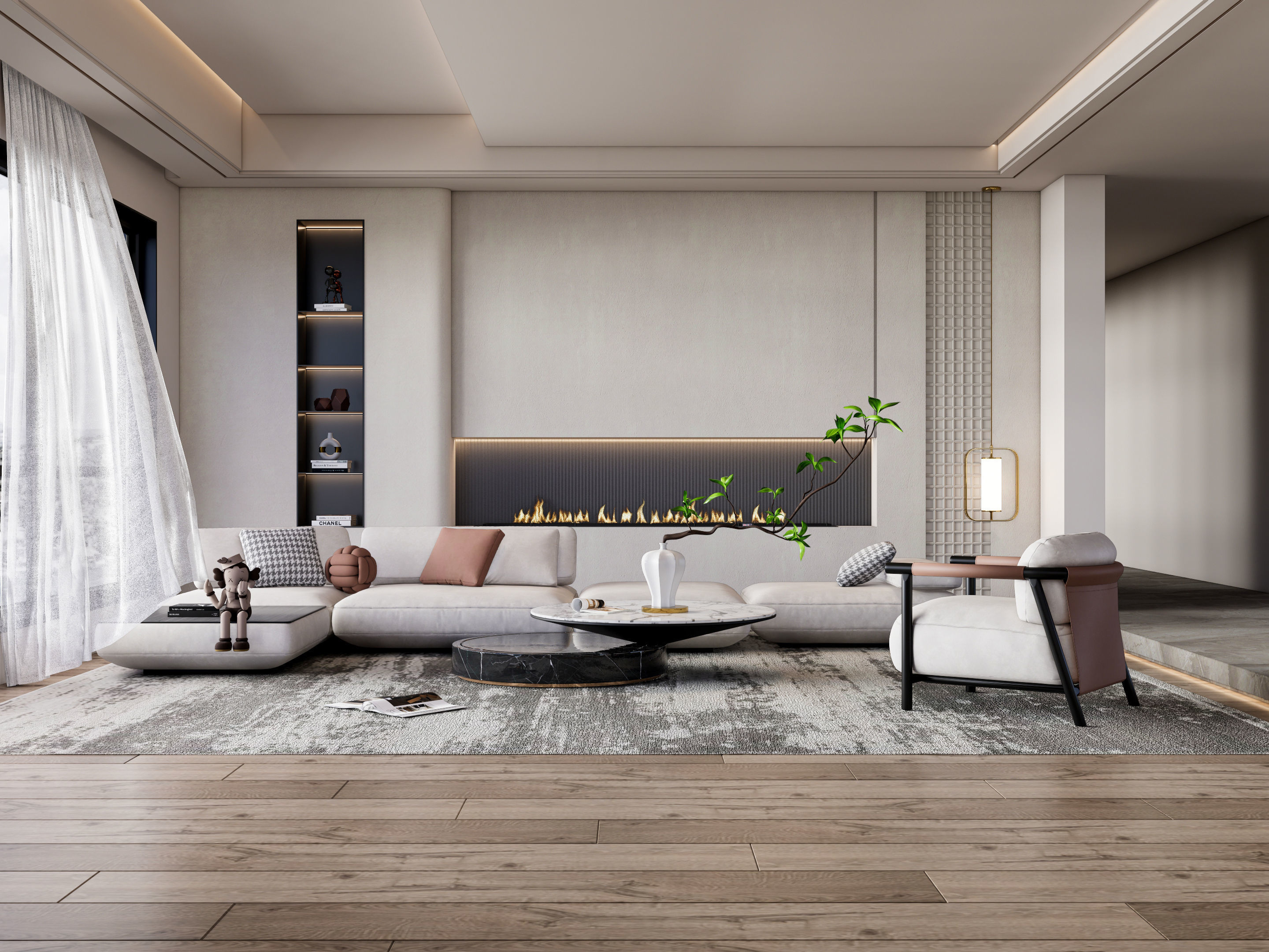 Living room 50 3D model_1