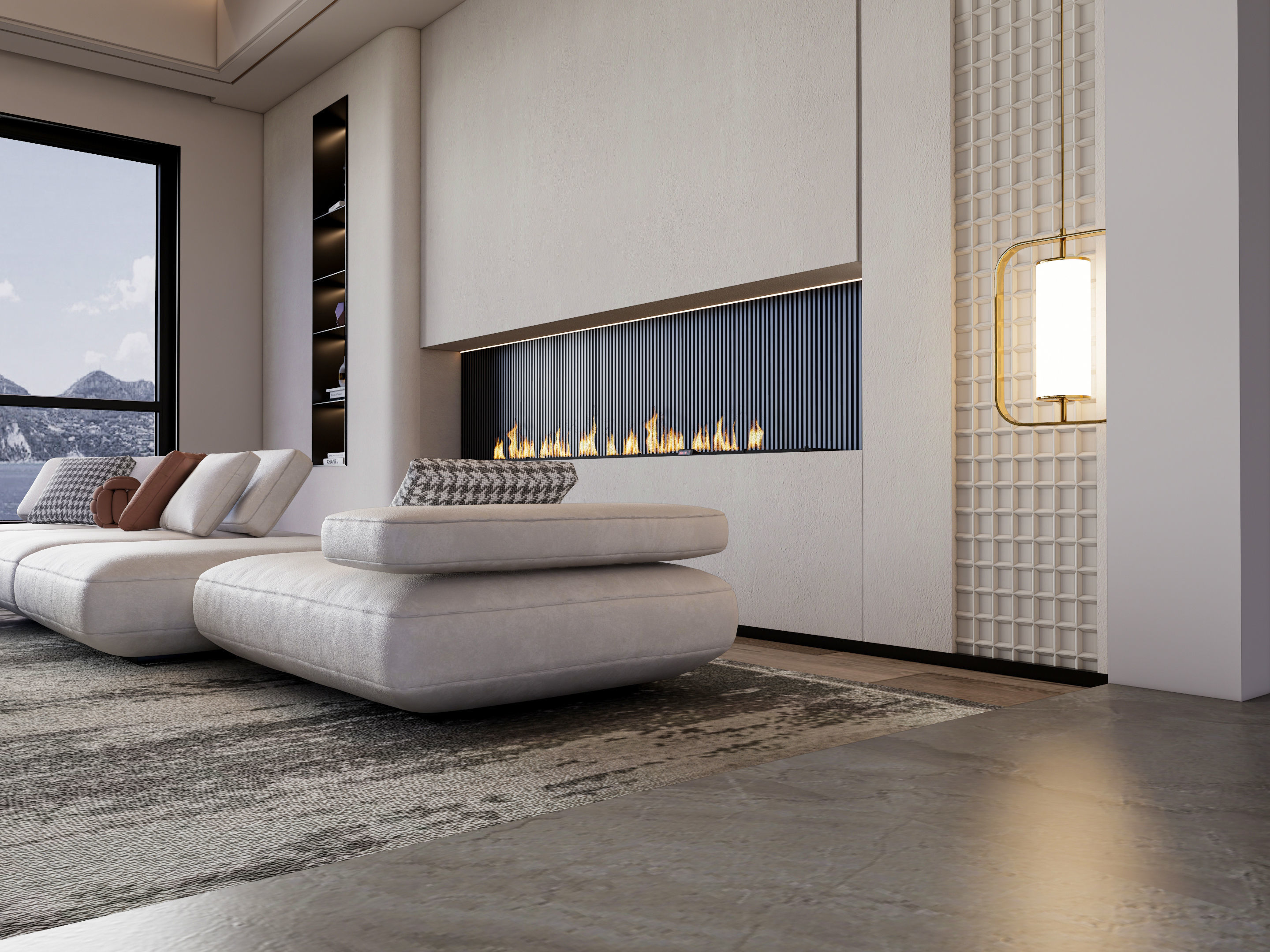 Living room 50 3D model_11