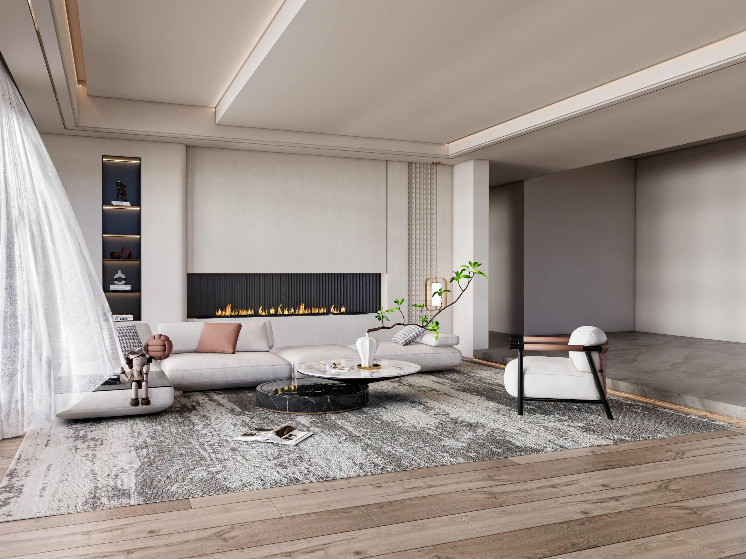 Living room 50 3D model_12