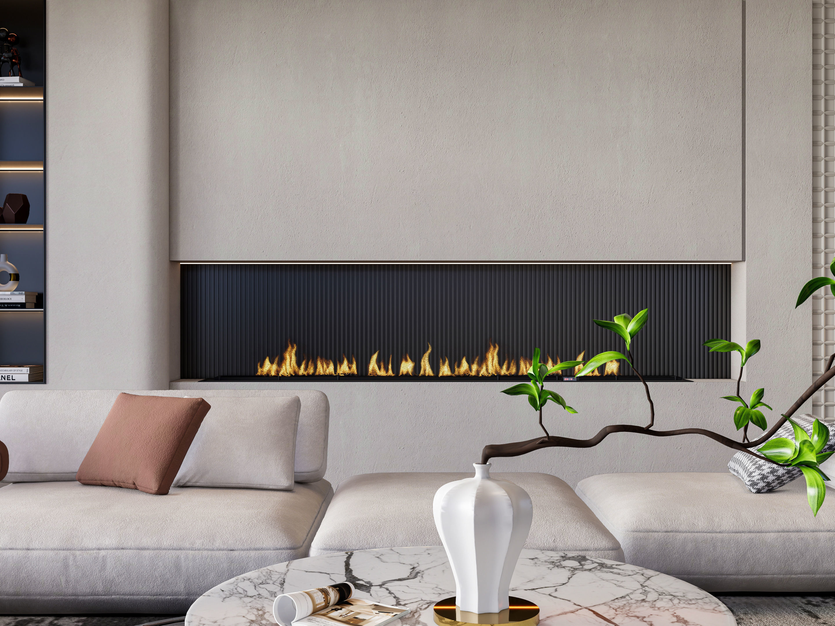 Living room 50 3D model_5