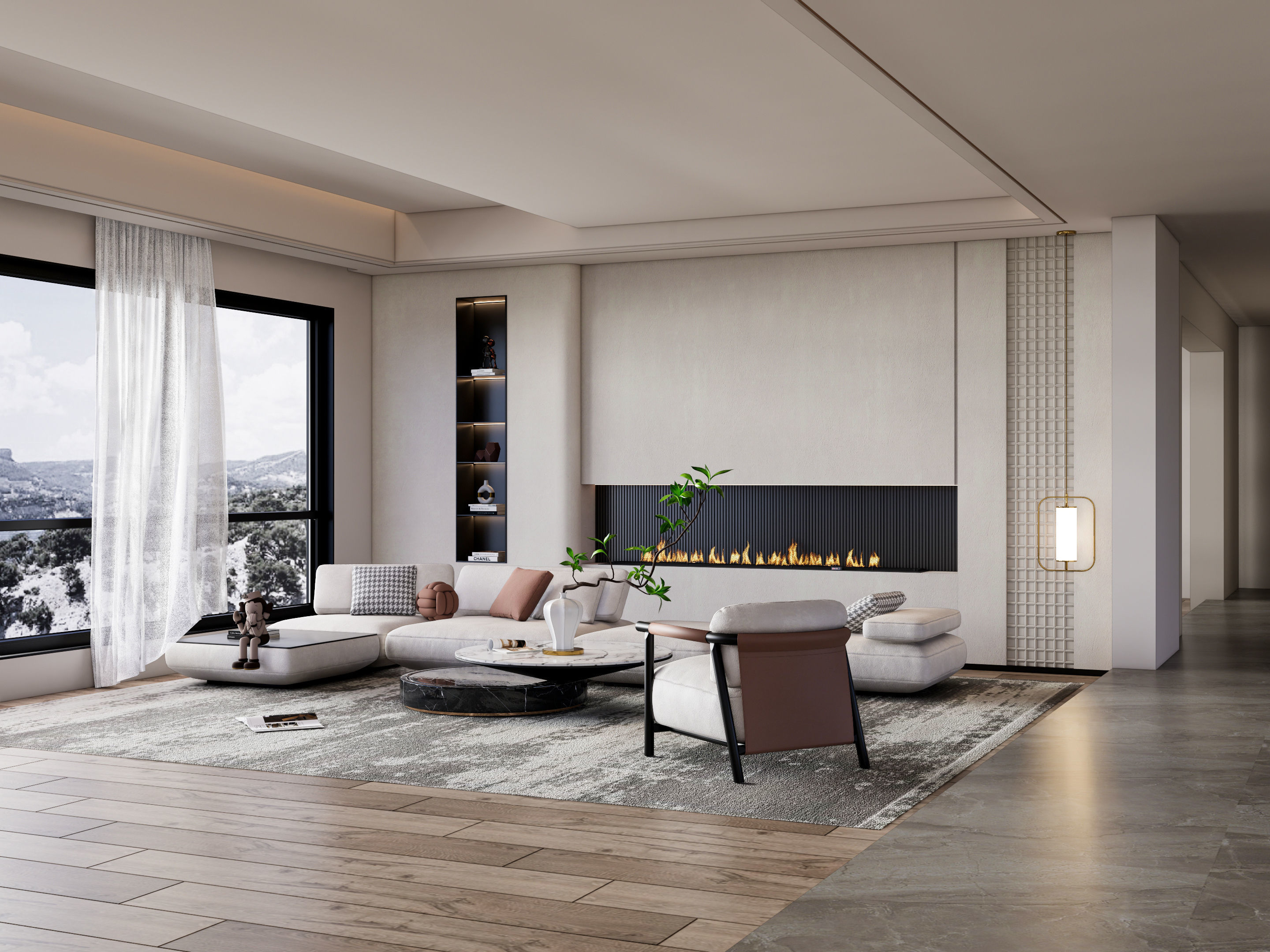 Living room 50 3D model_10