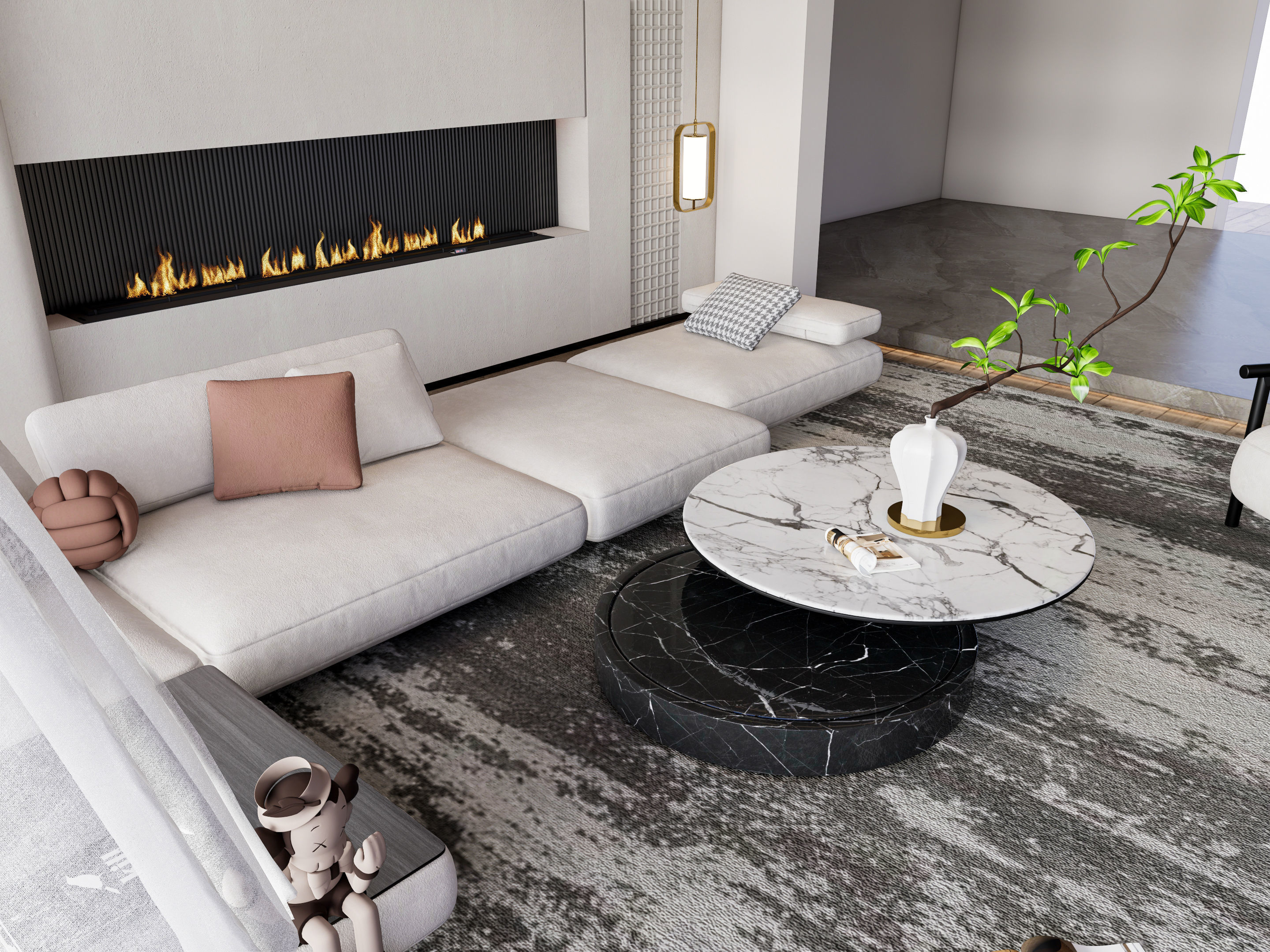 Living room 50 3D model_15