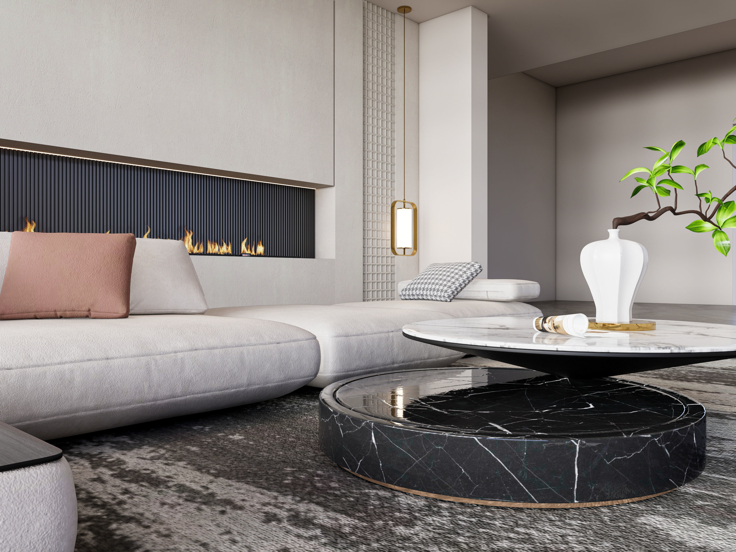 Living room 50 3D model_14