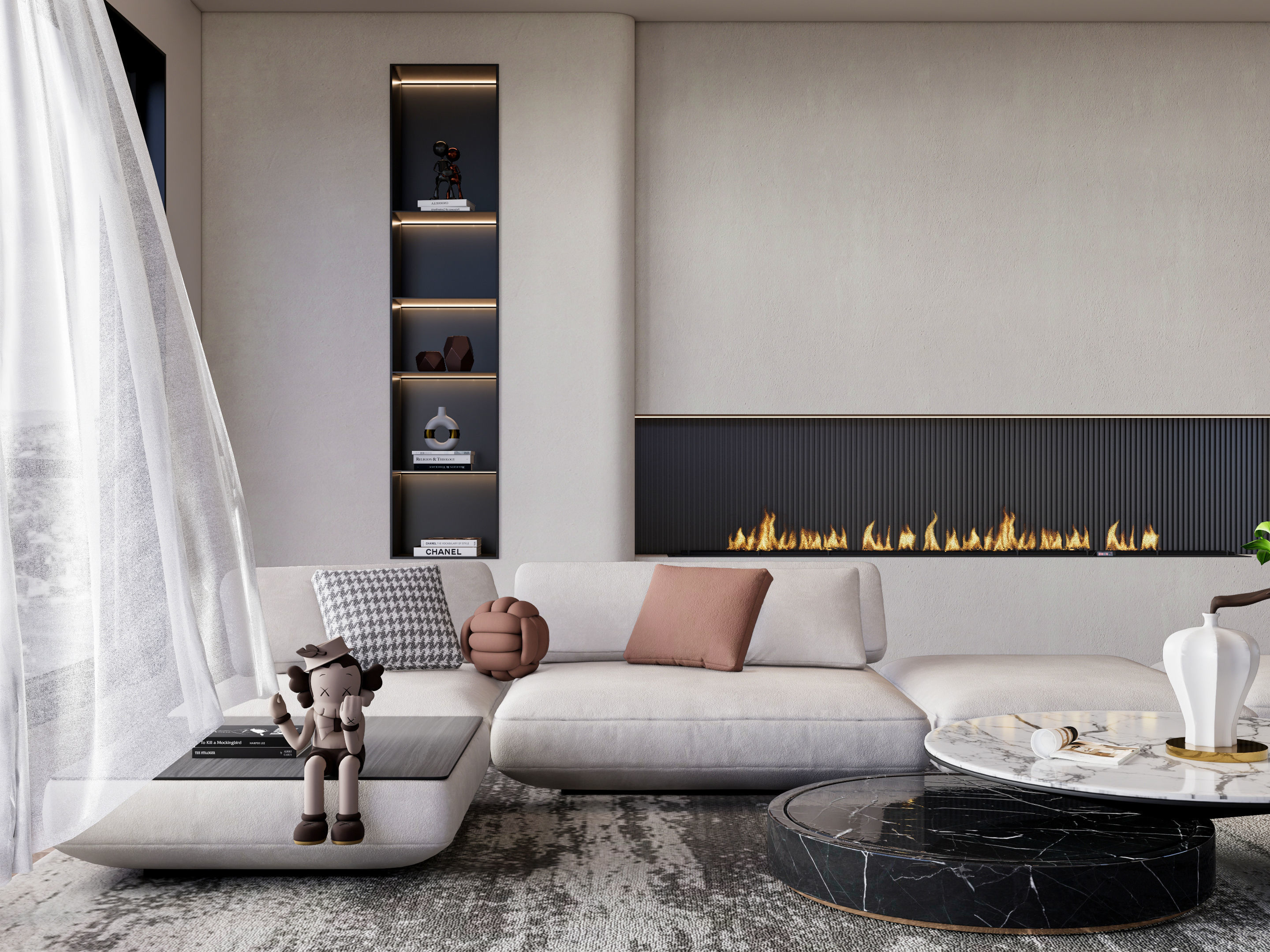 Living room 50 3D model_6