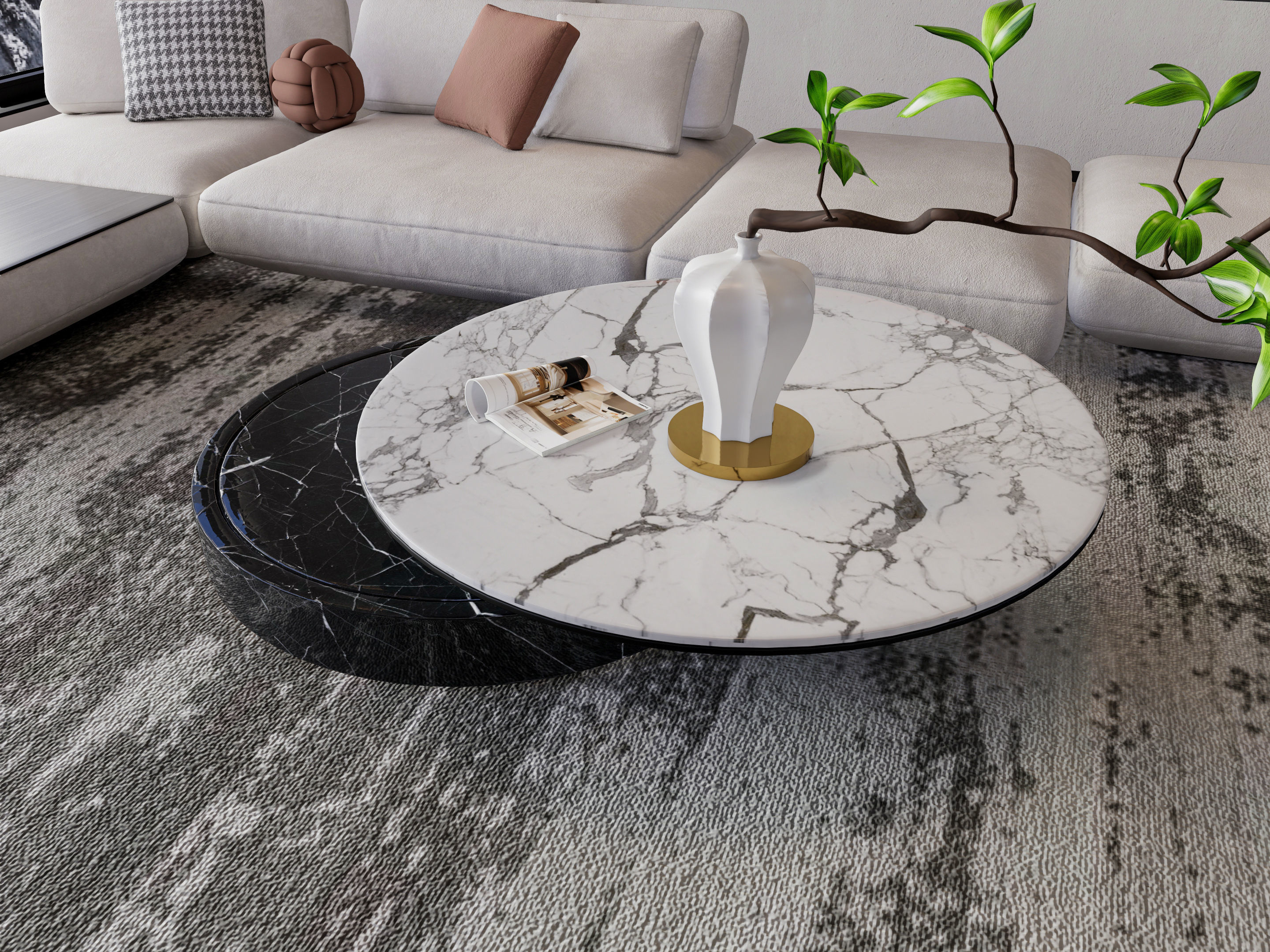 Living room 50 3D model_9