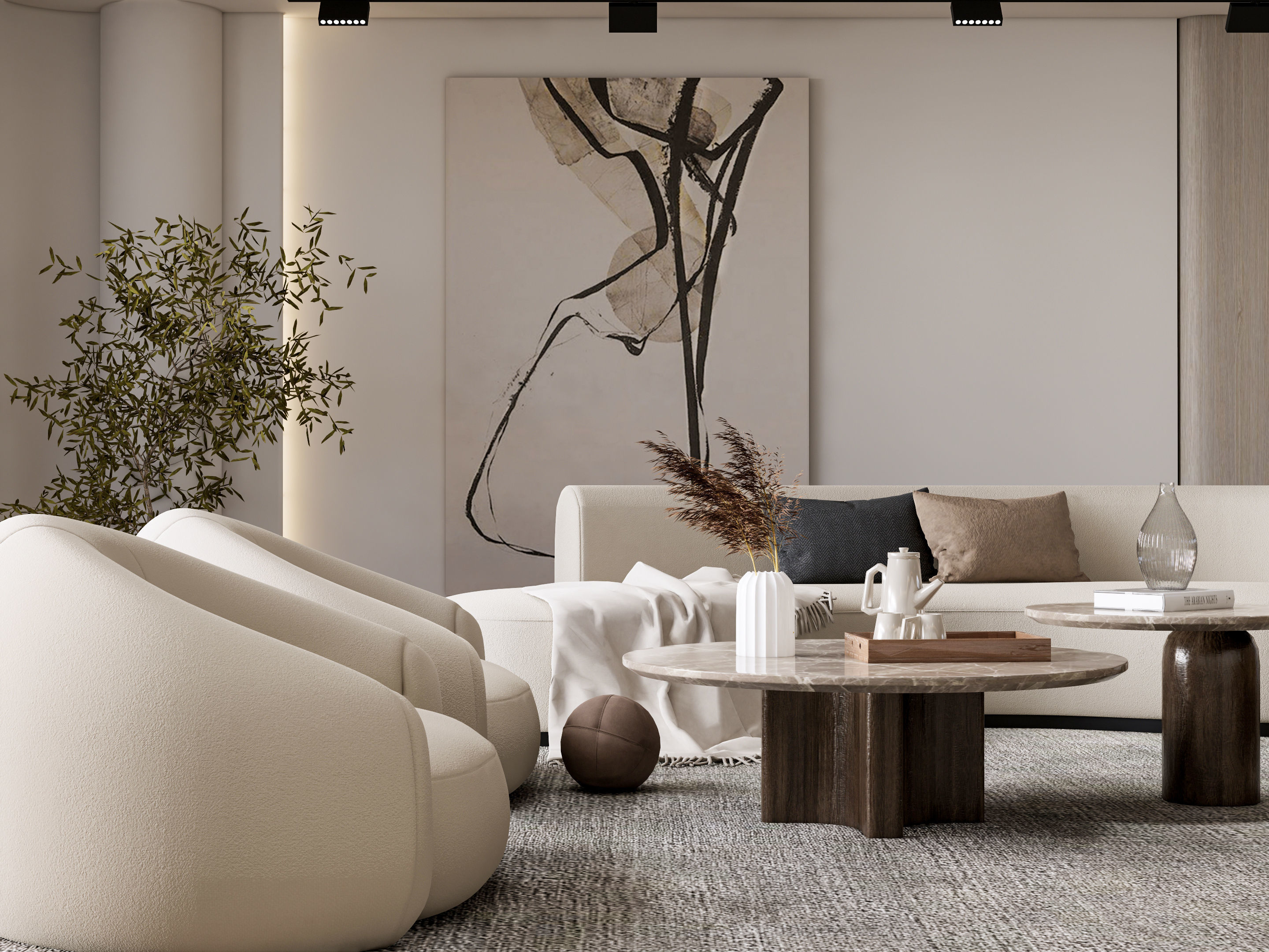 Living room 51 3D model_4