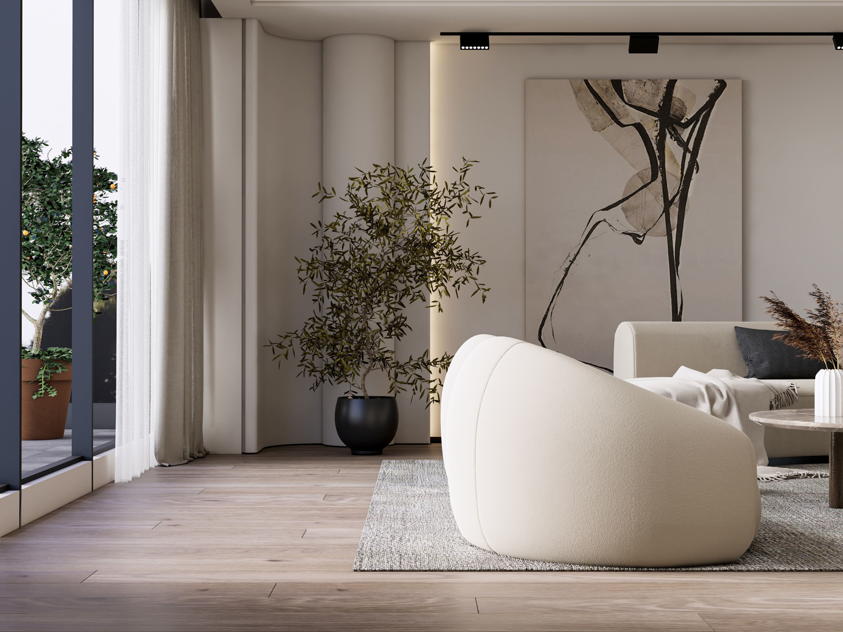 Living room 51 3D model_5