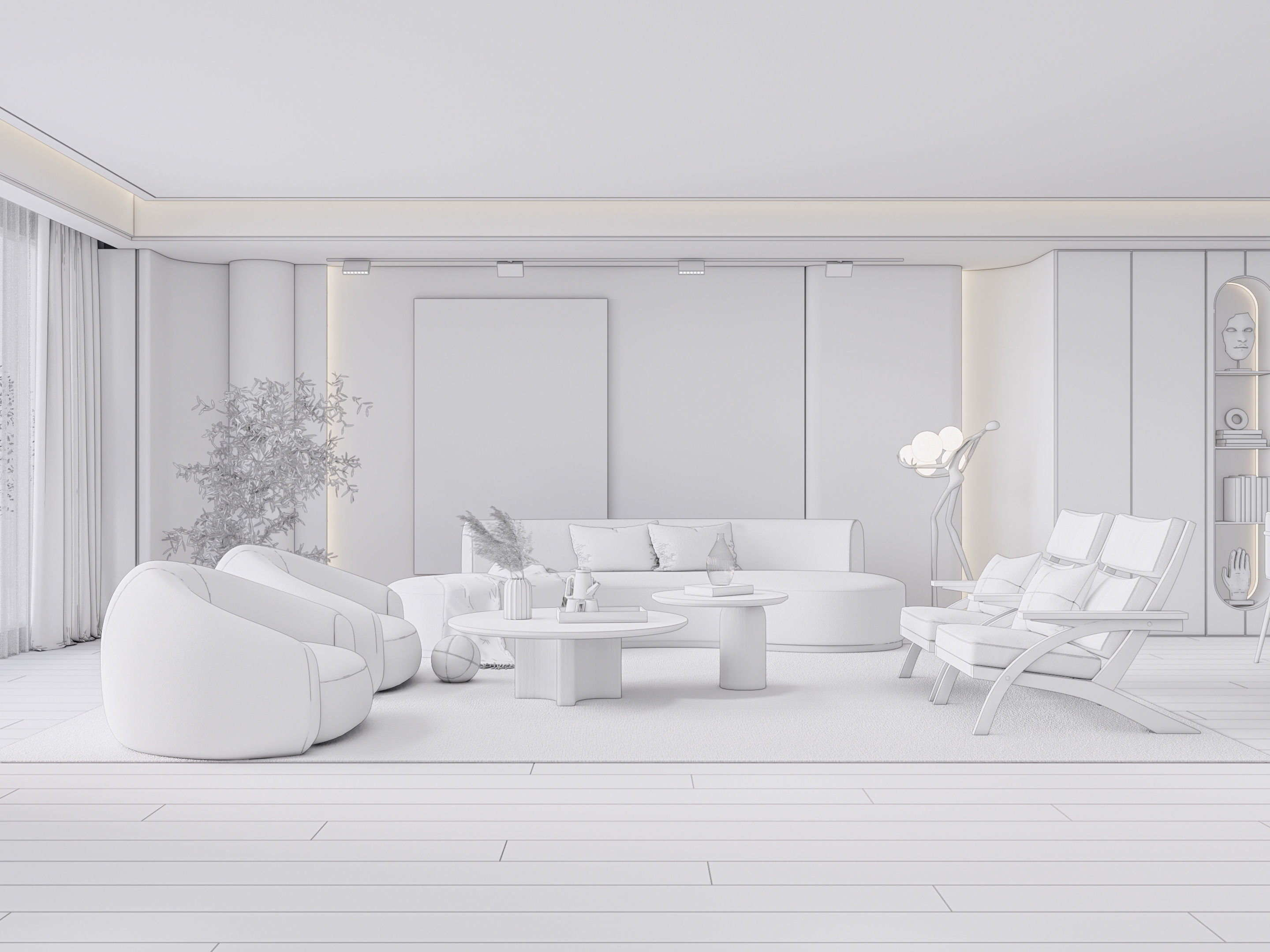 Living room 51 3D model_19