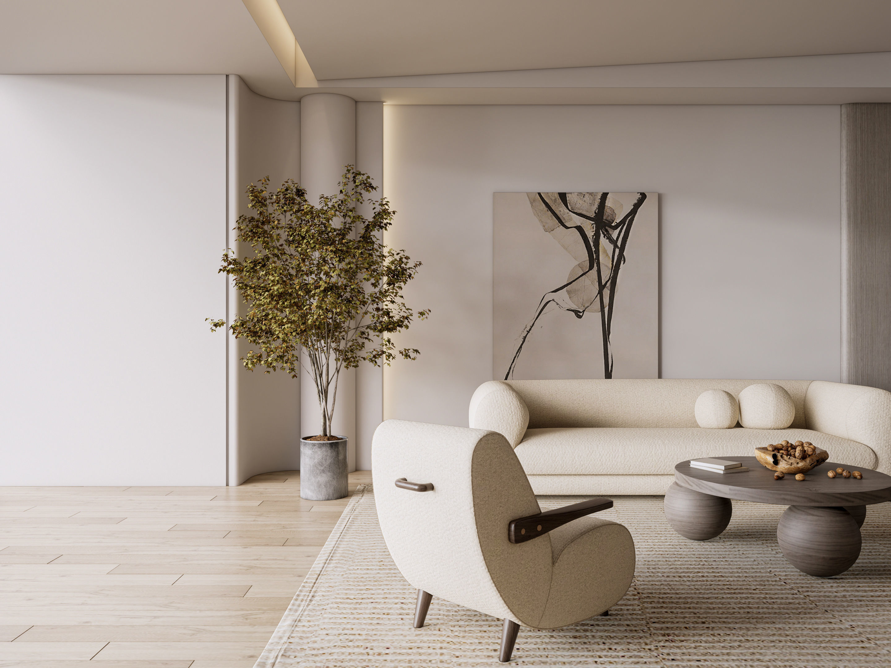 Living room 52 3D model_1
