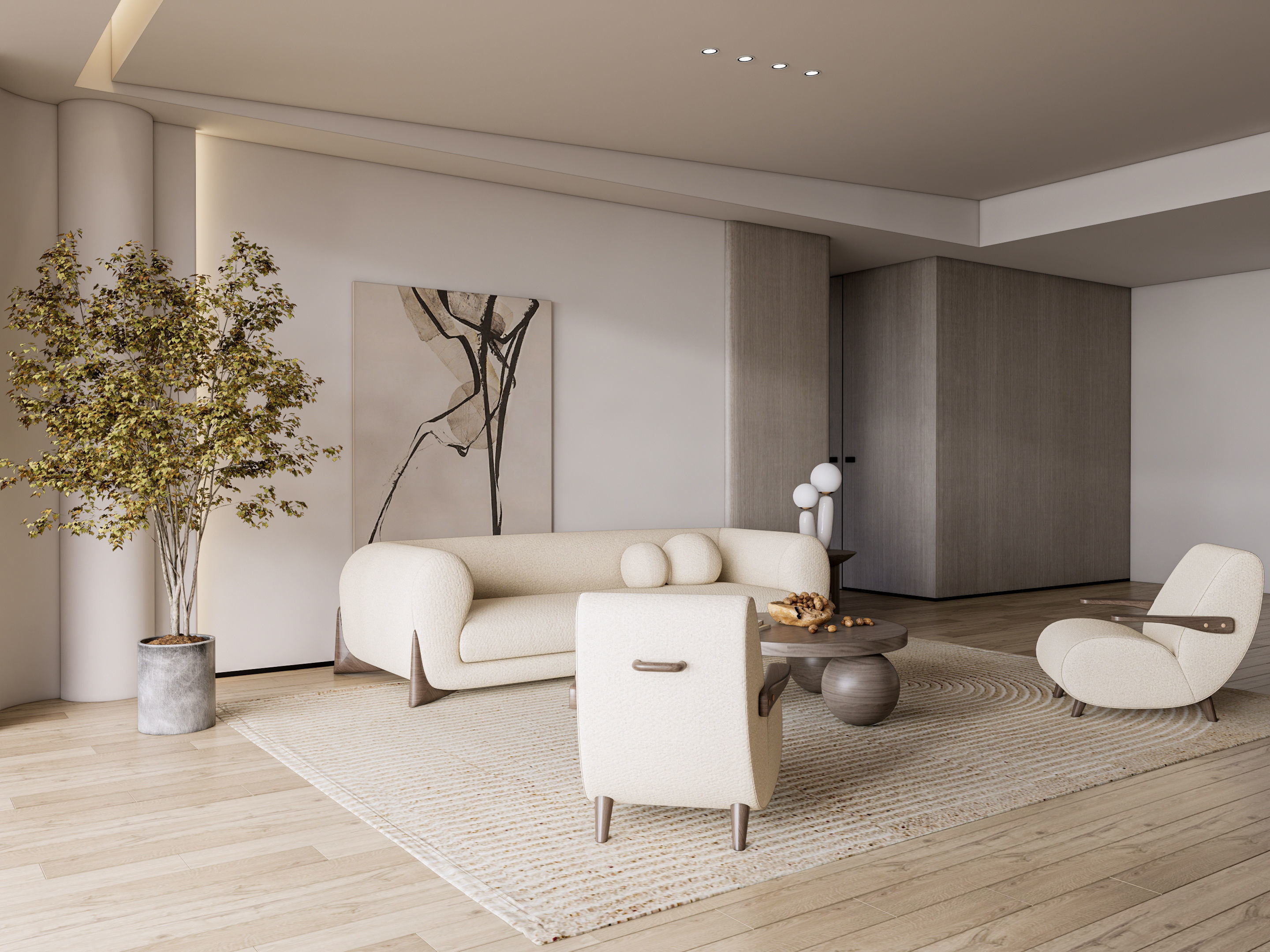 Living room 52 3D model_5