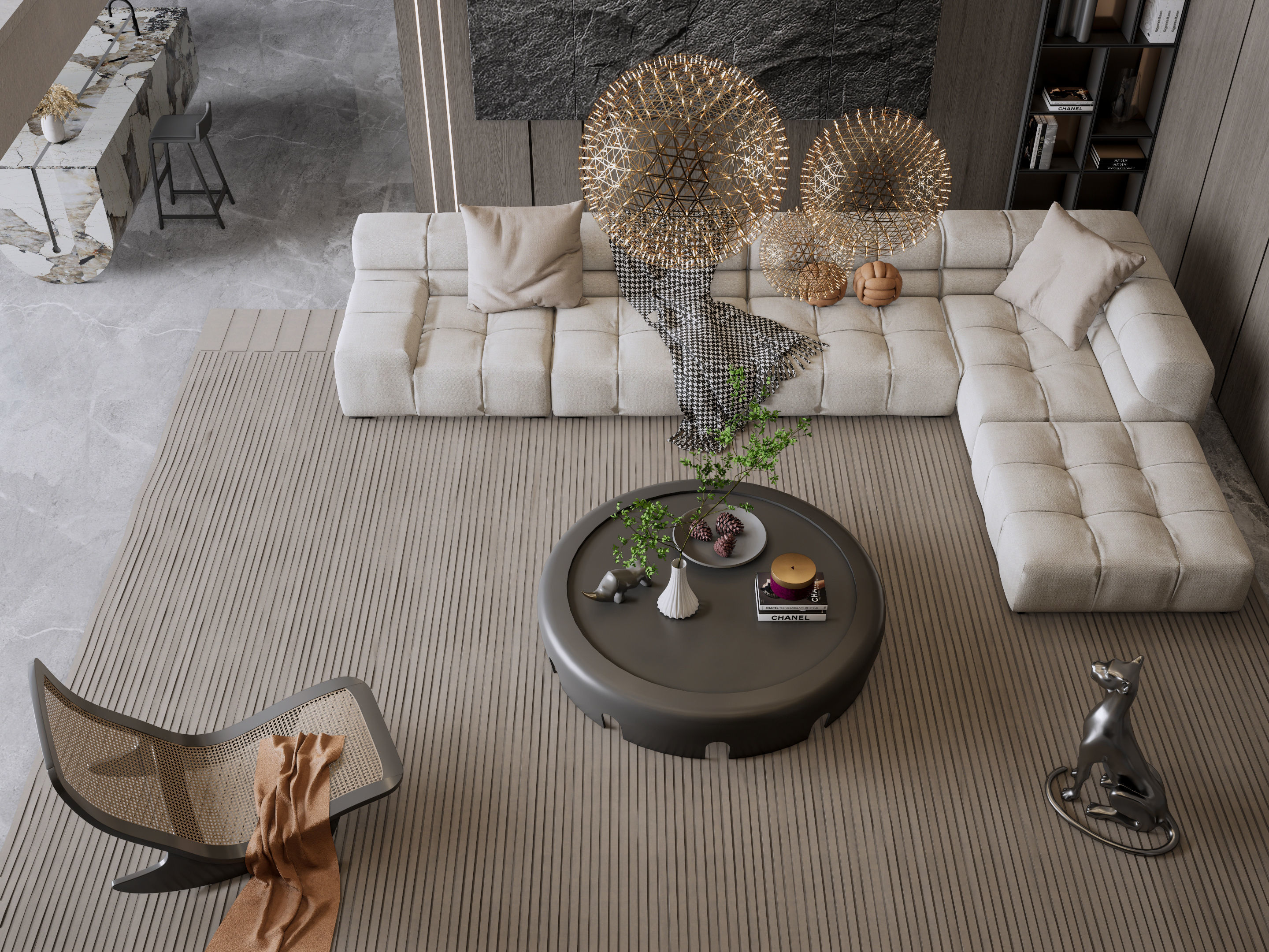 Living room 54 3D model_17