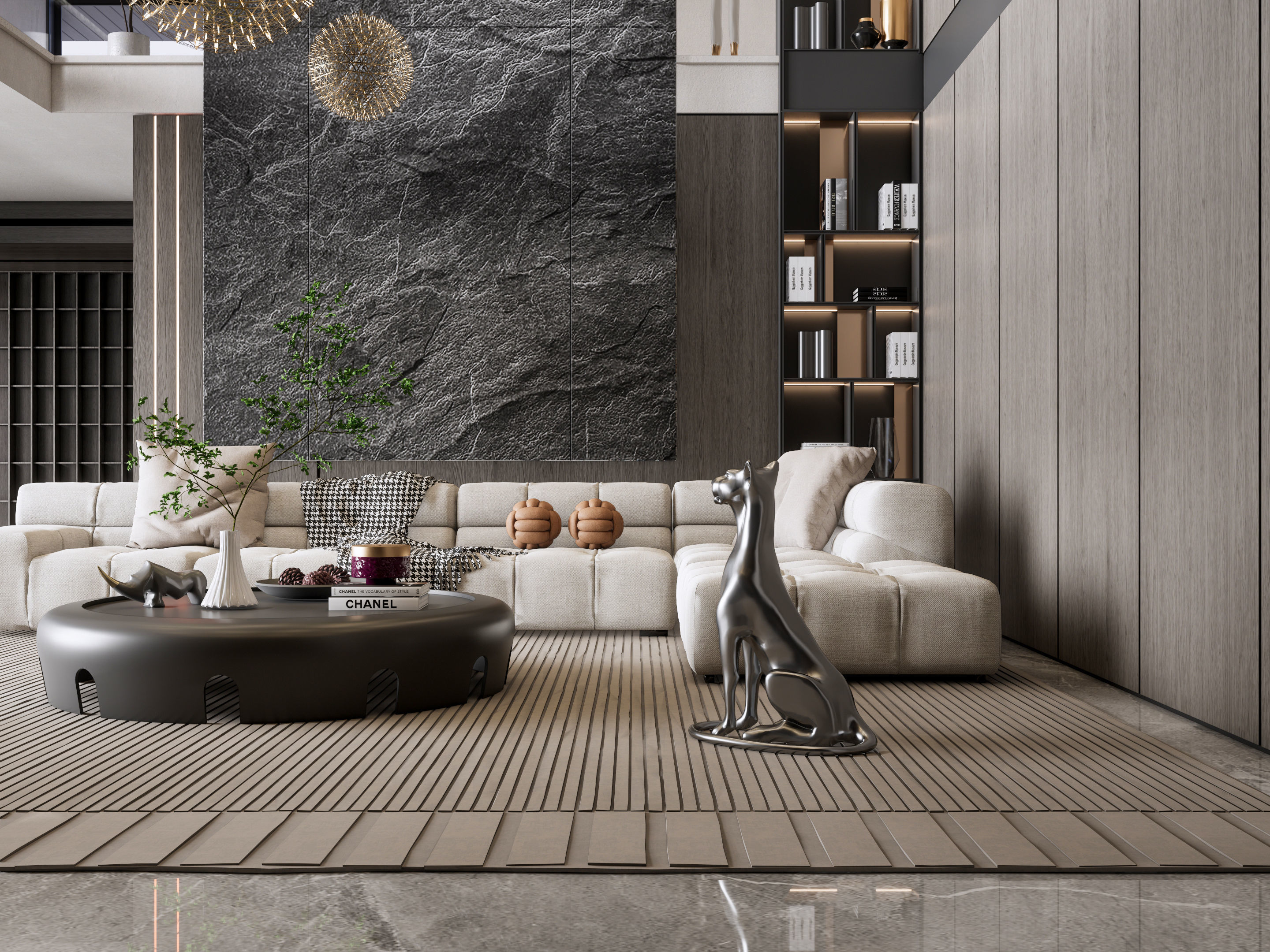 Living room 54 3D model_3