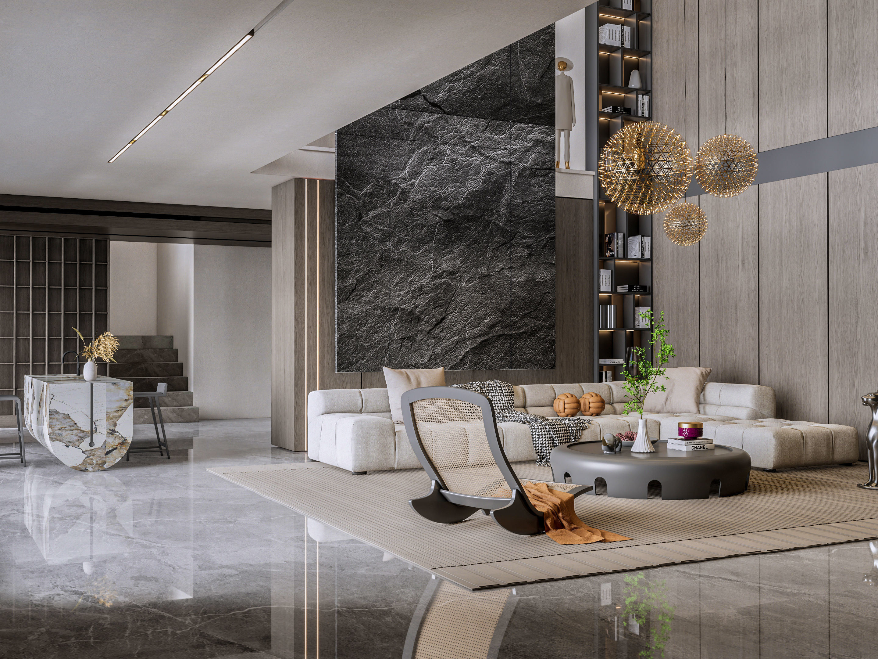 Living room 54 3D model_12