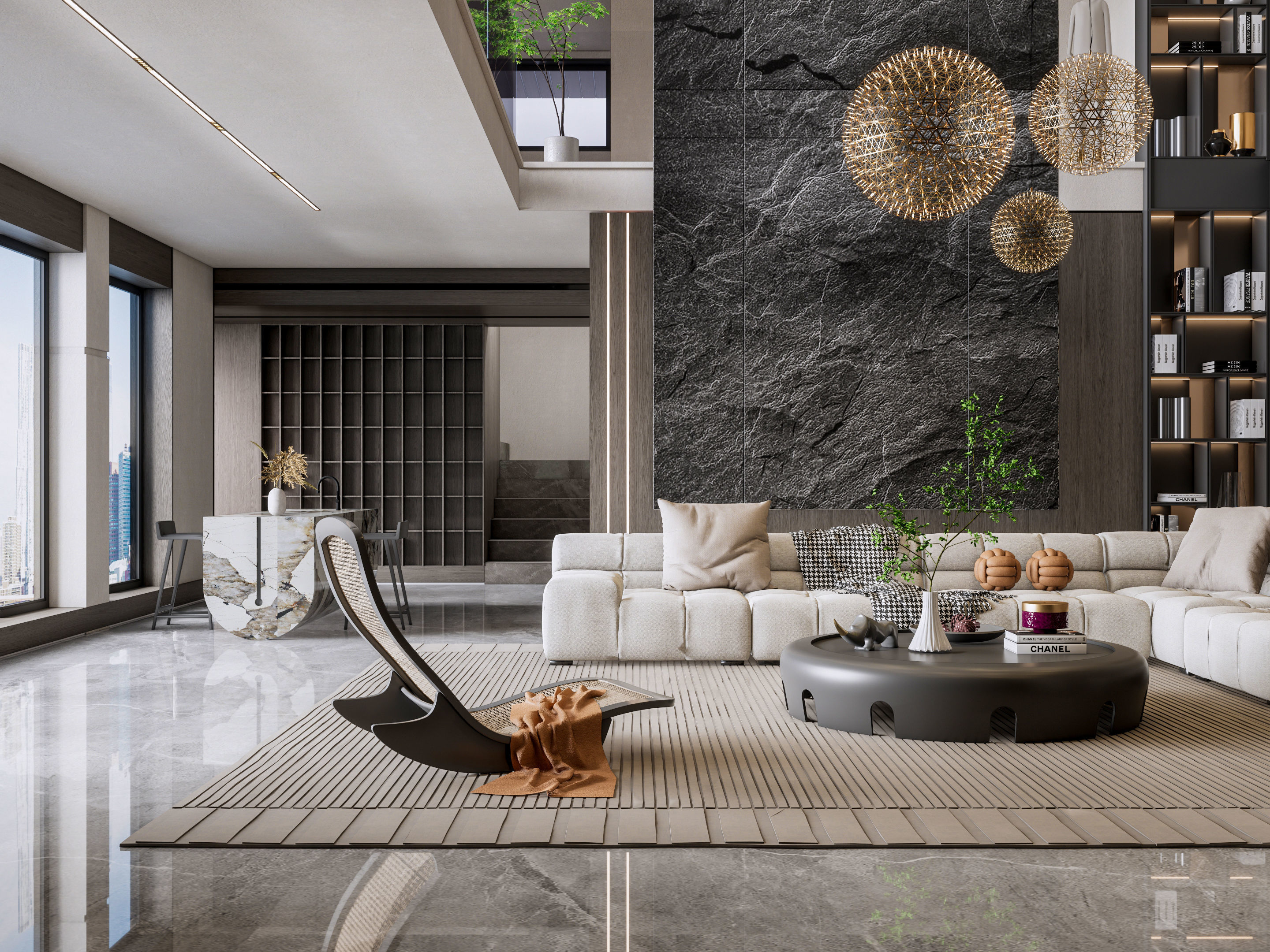 Living room 54 3D model_7