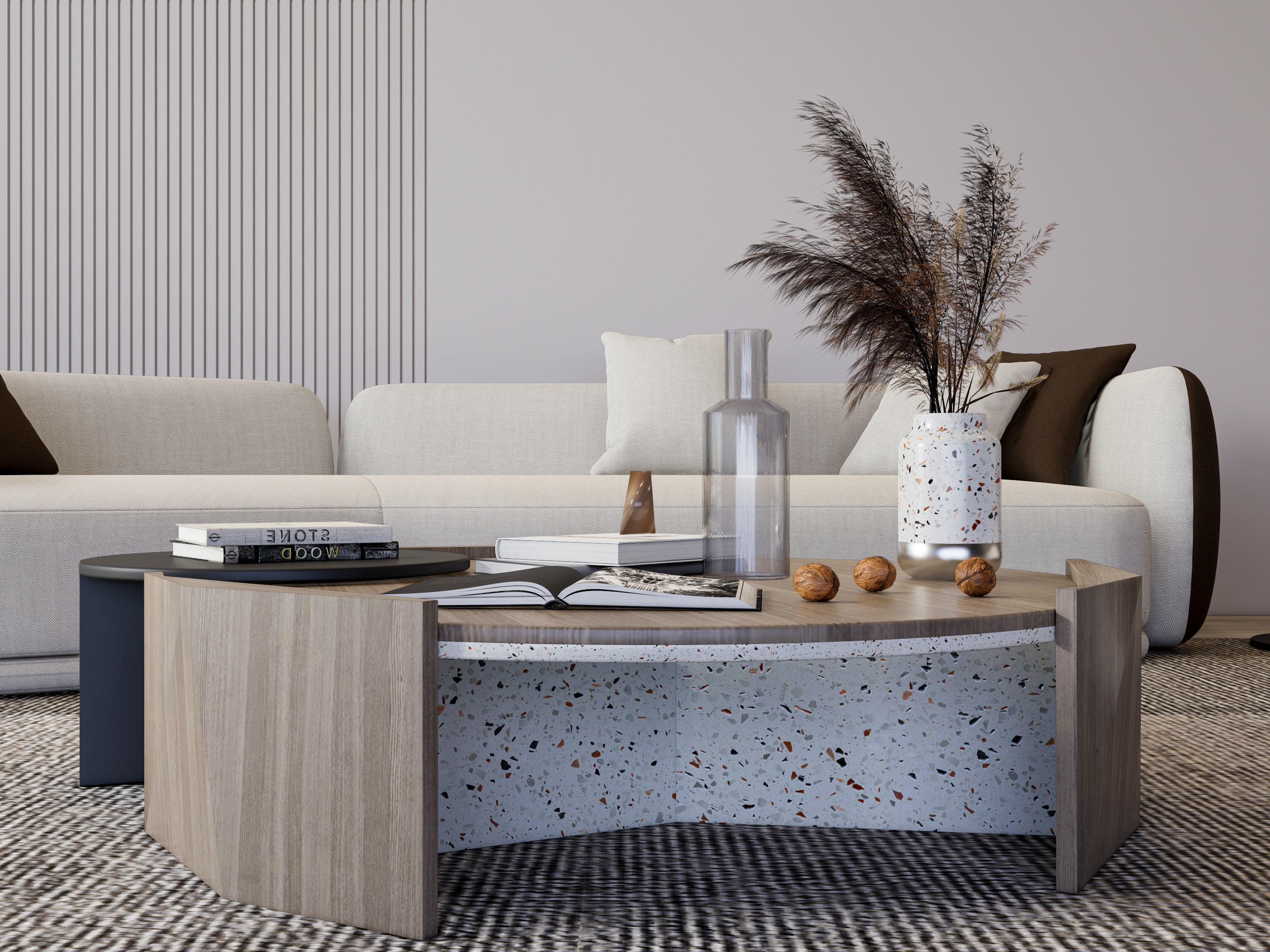 Living room 55 3D model_10