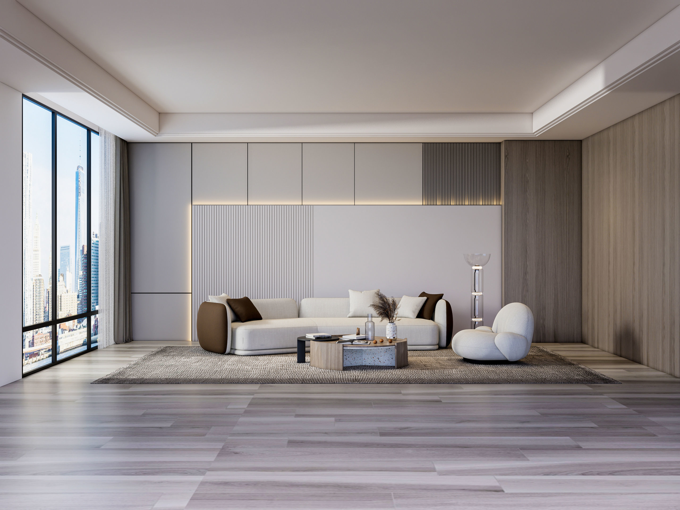 Living room 55 3D model_13